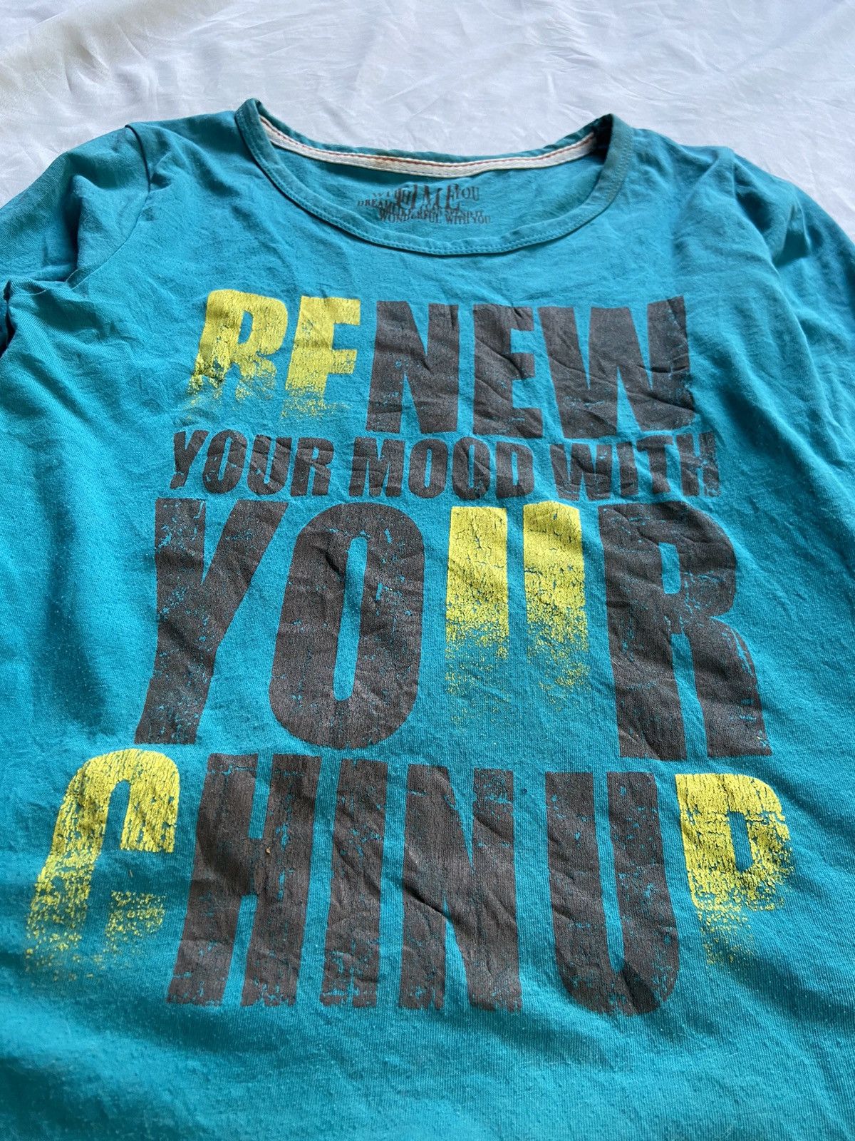Japanese Brand RENEW YOUR MOOD LONG SLEEVE Size US S / EU 44-46 / 1 - 3 Thumbnail