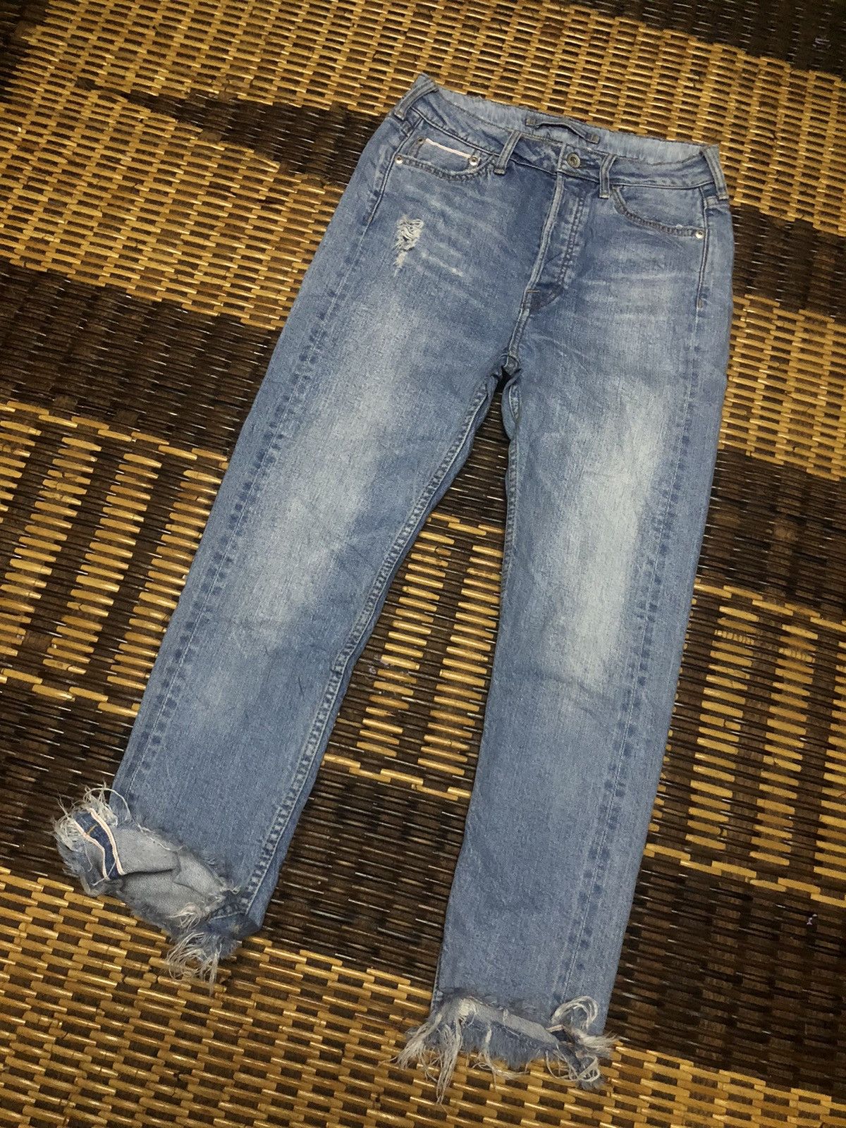 Designer × Japanese Brand GOA NIMES SELVEDGE JEANS Size 27" / US 4 / IT 40 - 7 Thumbnail