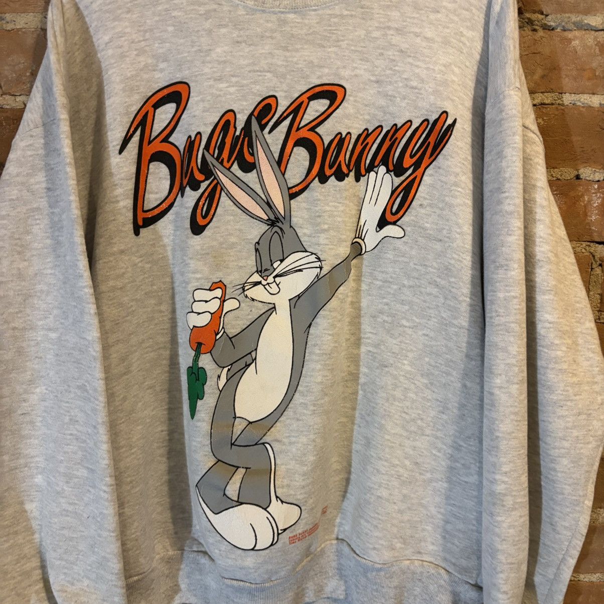 Vintage × Warner Bros $80 Vintage 1992 Looney Tunes Bugs Bunny Crewneck Sweatshirt Size US XL / EU 56 / 4 - 2 Thumbnail