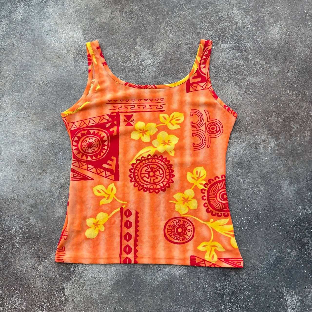 Hysteric Glamour × Japanese Brand × Vintage Avant Garde Vintage Floral Tank Top Size L / US 10 / IT 46 - 1 Thumbnail