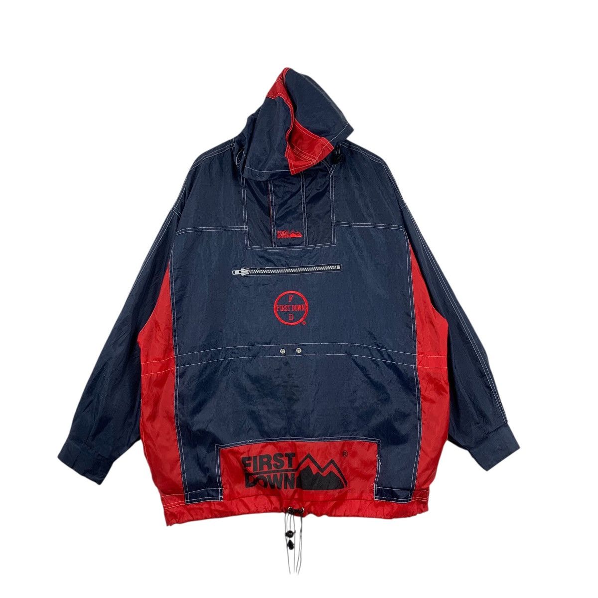 Vintage Vintage FIRST DOWN USA Anorak Outdoor Technical Jacket Size US L / EU 52-54 / 3 - 1 Thumbnail