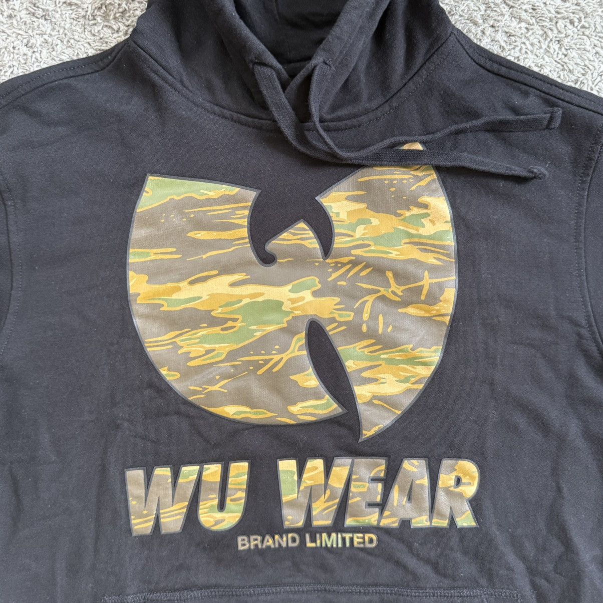 Wu-Tang Clan 🔴Wu-Wear Hoodie Size Small Wu-Tang Black Camo Sweater Size US S / EU 44-46 / 1 - 2 Thumbnail