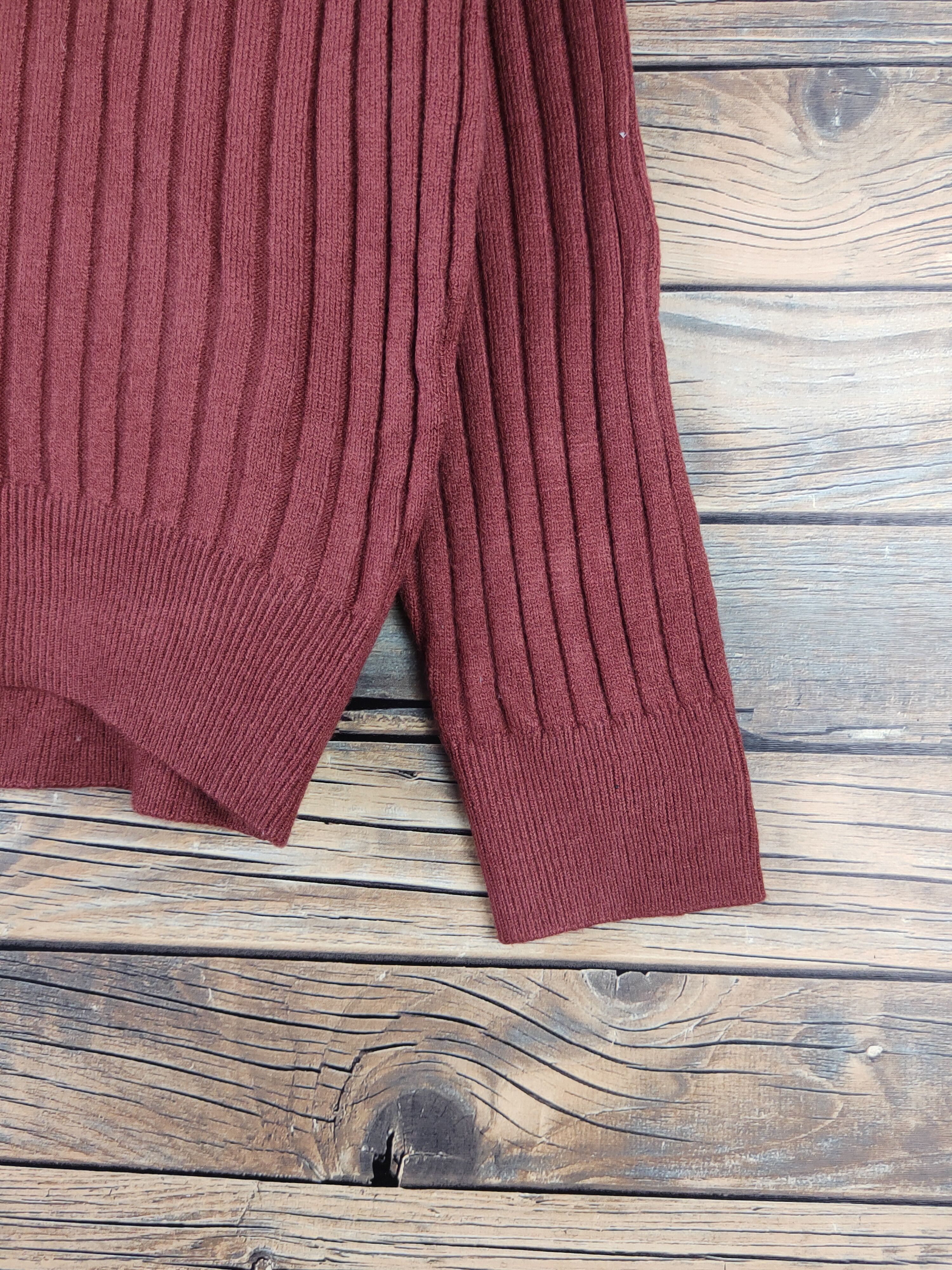 GU GU Dark Brown Knitwear Cardigan #W2236 Size M / US 6-8 / IT 42-44 - 6 Thumbnail