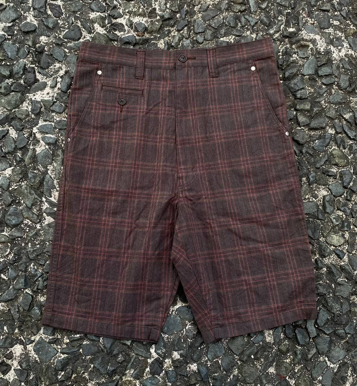 Junya Watanabe JW MAN - CDG - Work Plaid Shorts Size US 30 / EU 46 - 1 Thumbnail