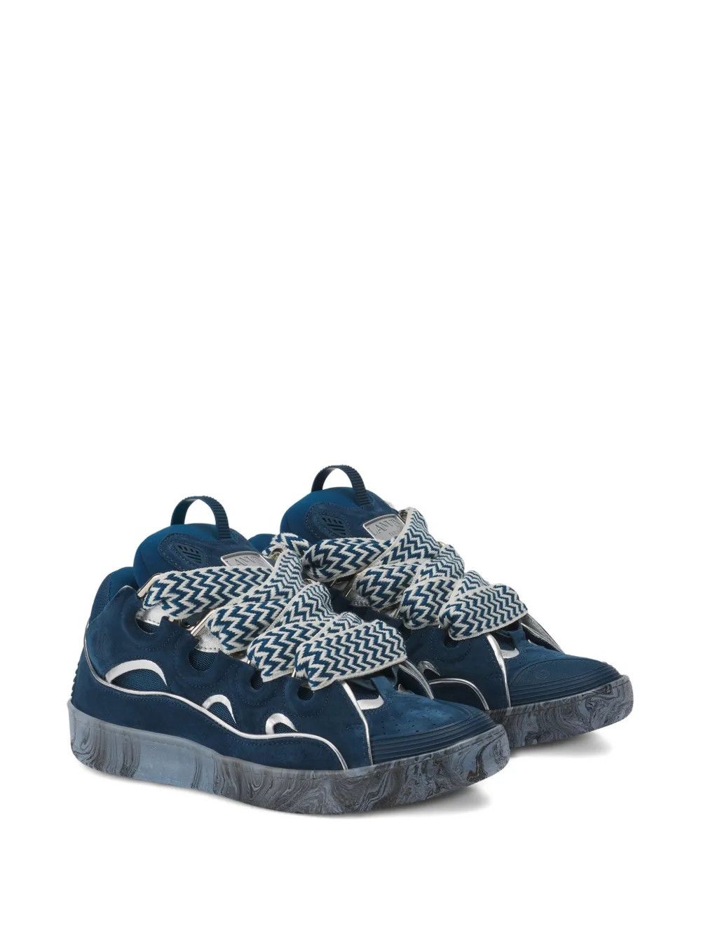 Lanvin oc11z0426 Curb Sneakers in Navy Blue Size US 9 / EU 42 - 2 Thumbnail