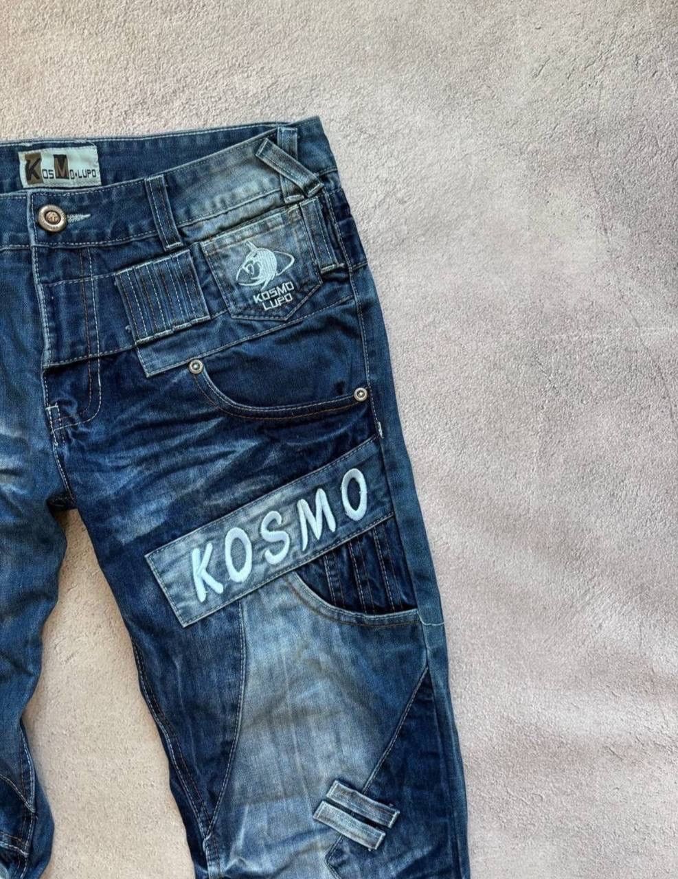 Vintage Japanese Moto Bike Balmain style distressed pants jeans Size US 34 / EU 50 - 3 Thumbnail