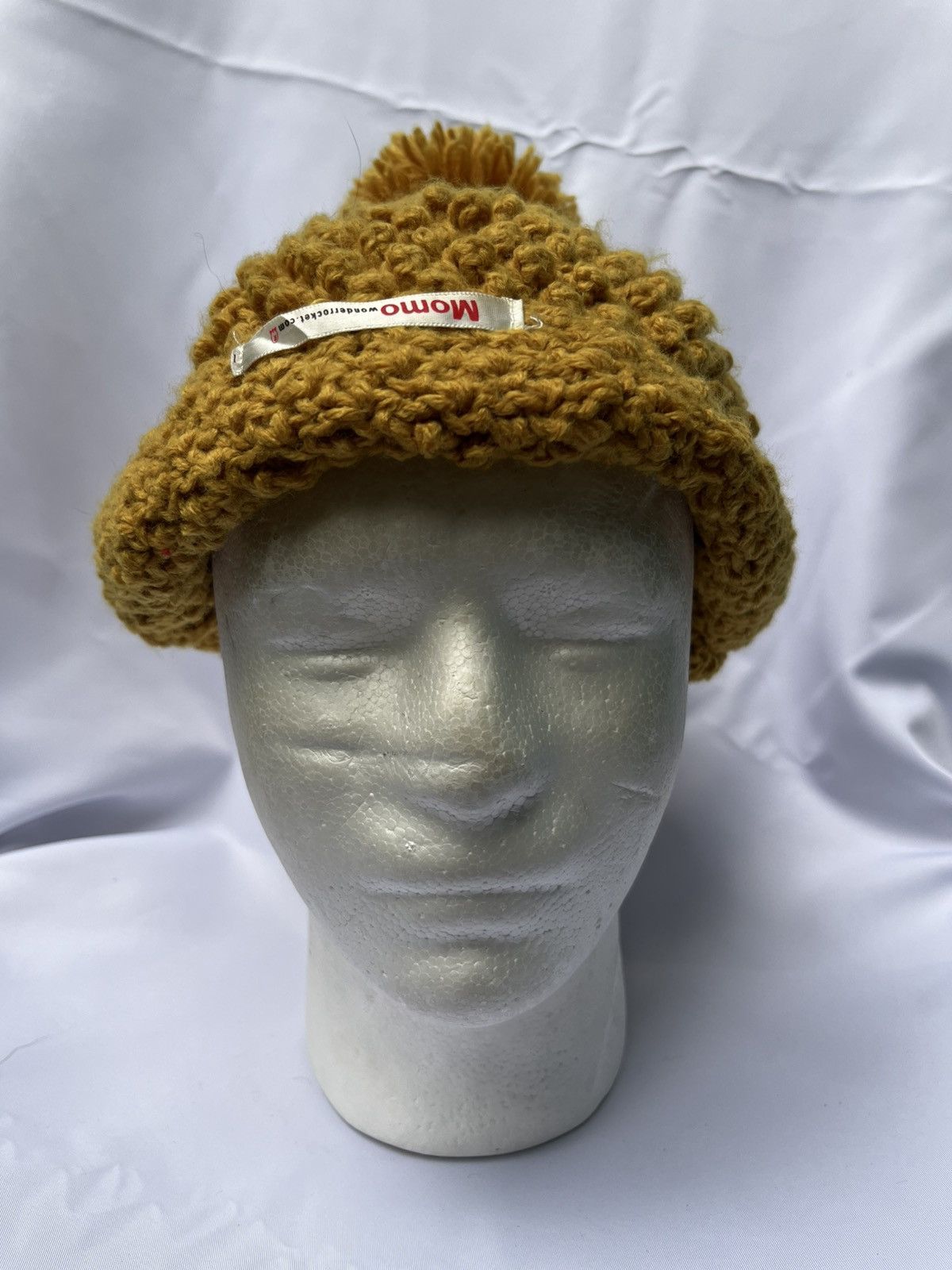 Japanese Brand × Vintage Knitted Winter Momo Beanie Hats Size ONE SIZE - 1 Thumbnail