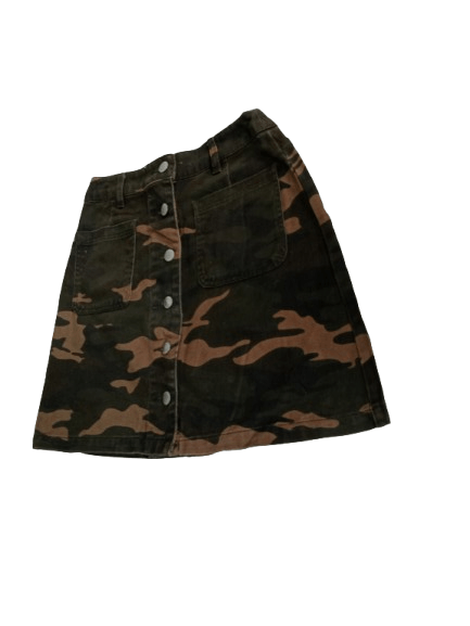 LOWRYS FARM LOWRYS FARM Camo Mini Skirt Double Pocket Size 26" / US 2 / IT 38 - 5 Thumbnail