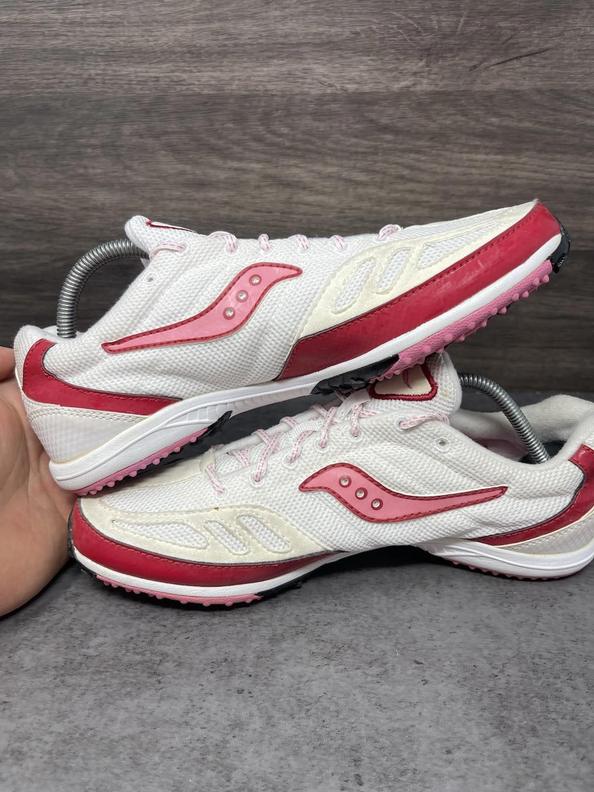 Saucony Saucony Kilkenny XC Spike Shoes Womens Size 10 Pink White Size US 10 / IT 40 - 7 Thumbnail