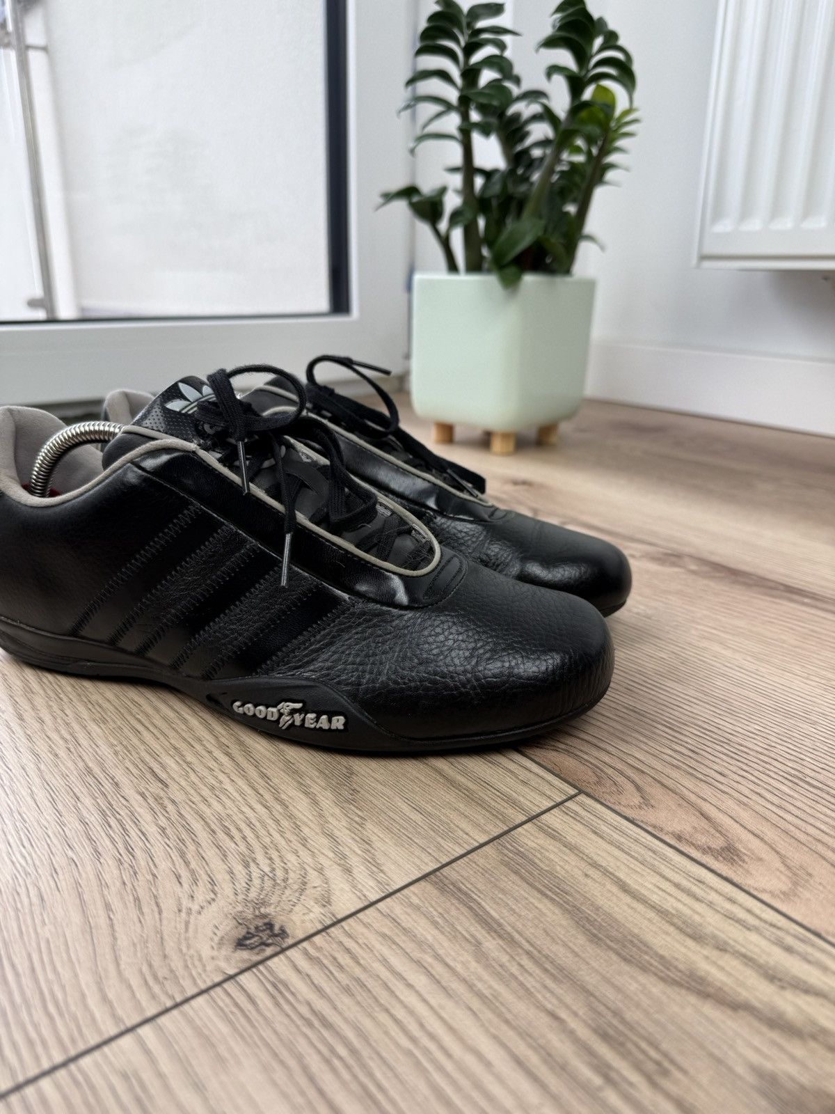 Adidas × Vintage Adidas Goodyear 00sLeather Driving Shoes Vintage Y2k Hype Size US 9.5 / EU 42-43 - 2 Thumbnail
