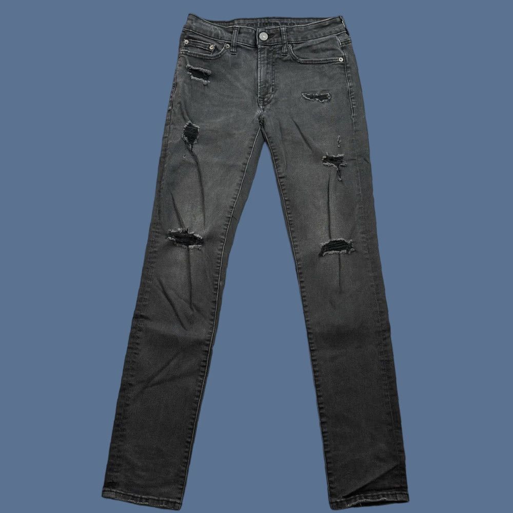 American Eagle Outfitters VINTAGE American Eagle Jeans Mens 28x32 Black Next Level Flex Slim Distressed Stretch Size US 28 / EU 44 - 1 Thumbnail