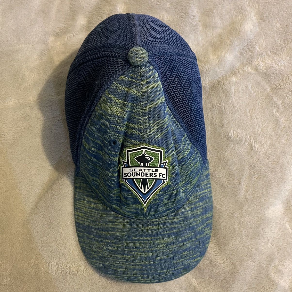 New Era Seattle Sounders FC Hat Men Medium/Large New Era MLS Soccer Size ONE SIZE - 6 Thumbnail