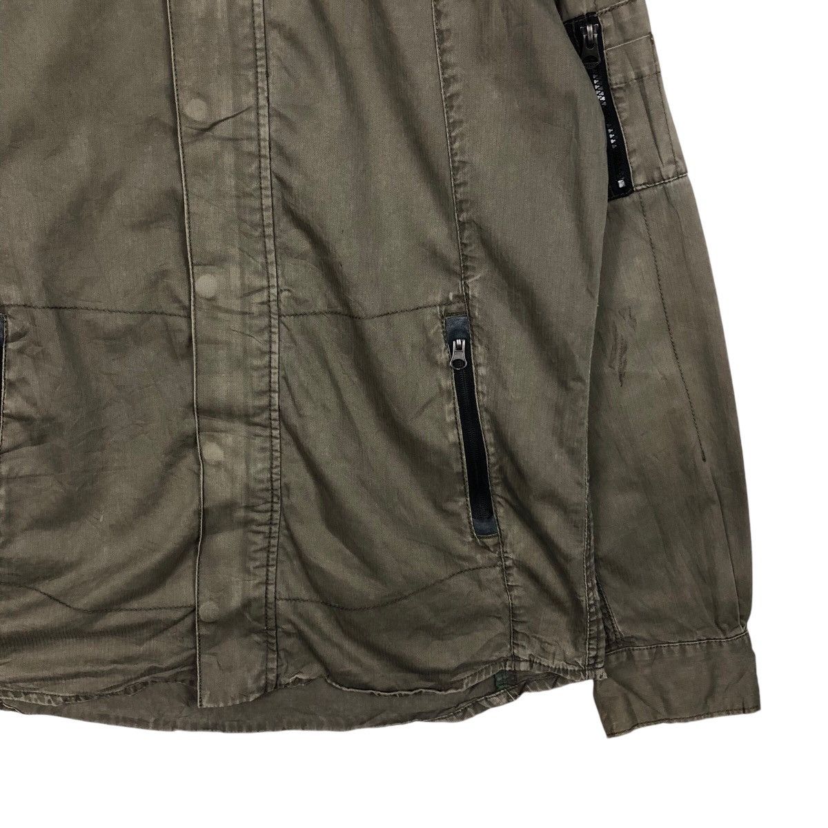 Hysteric Glamour 📌Vintage Biker Jacket Icca Multi Pocket Parachute Bondage Size US XL / EU 56 / 4 - 5 Thumbnail