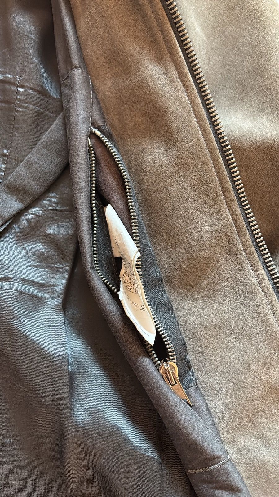 Rick Owens Rick Owens FW10 'Gleam' Suede Leather Jacket Size US M / EU 48-50 / 2 - 6 Thumbnail