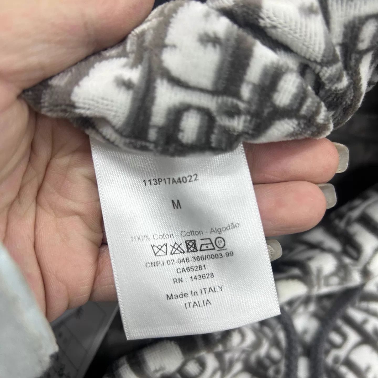 Dior Dior Oblique All Over Print Logo Gray Shorts M Size 27" / US 4 / IT 40 - 4 Thumbnail