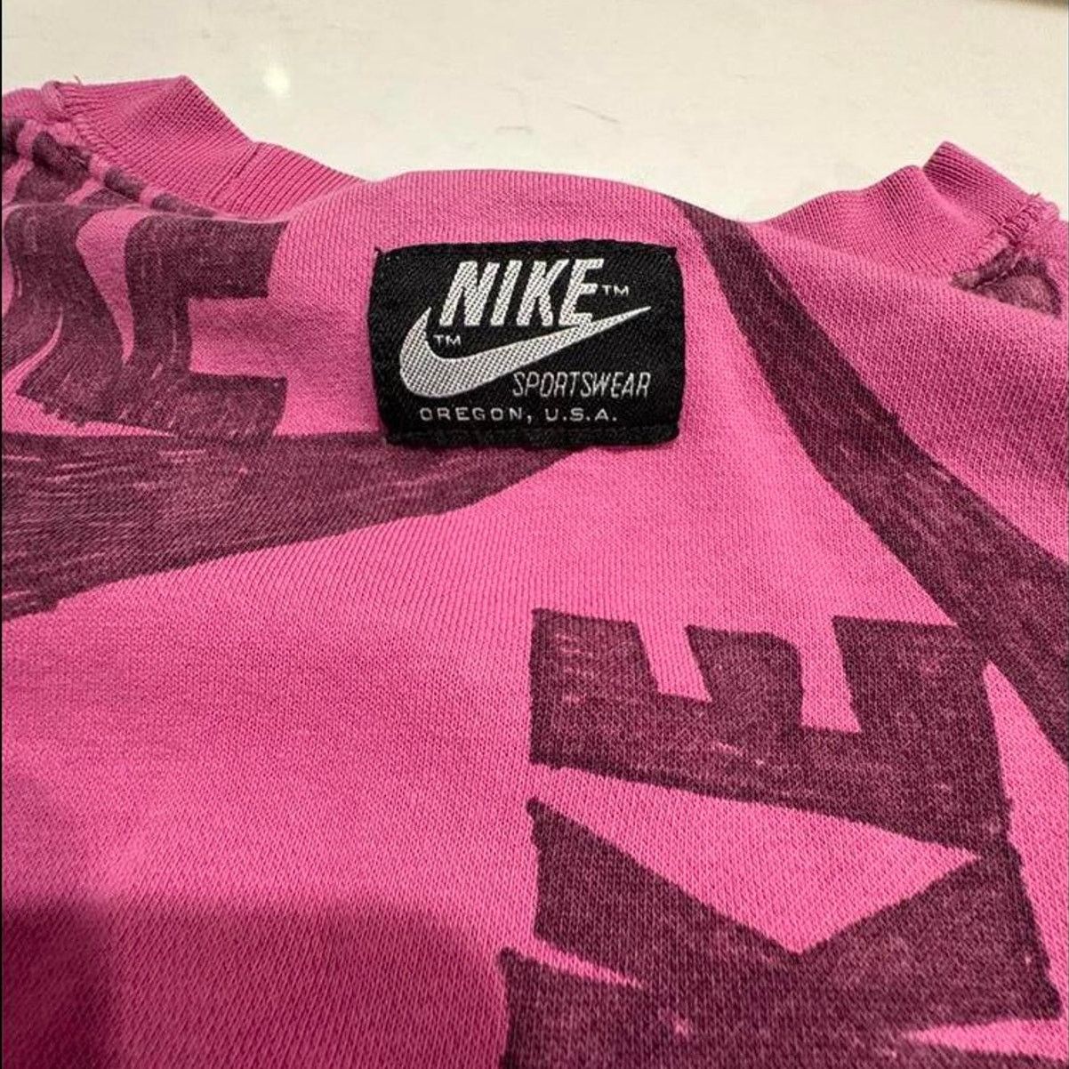 Nike Retro x NIKE Icon Clash Magenta Crop Pullover Sweatshirt XS Size XS / US 0-2 / IT 36-38 - 7 Thumbnail