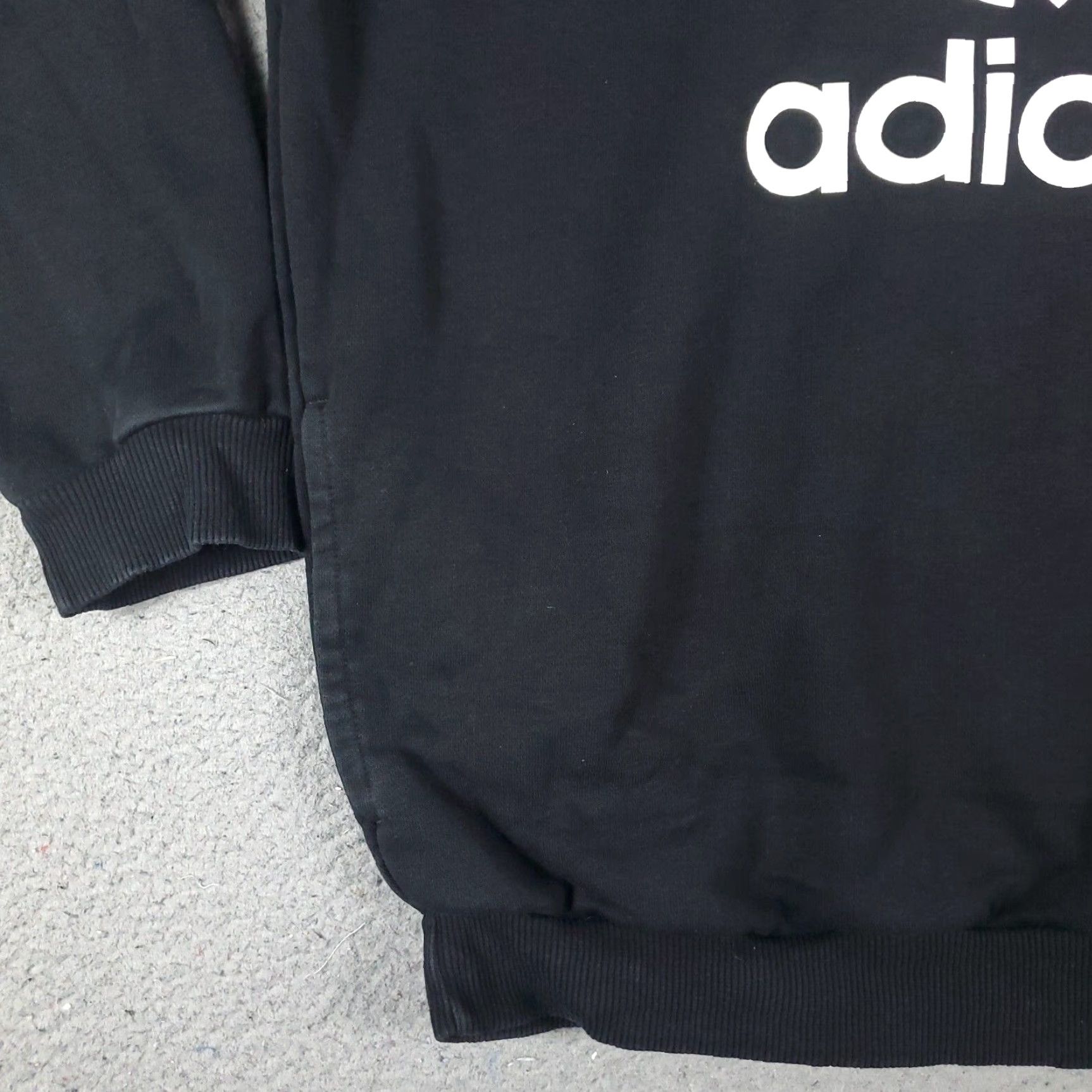 Adidas Adidas Sweater Womens Medium Black Pullover Casual Knit Long Sleeve Crew Neck Size M / US 6-8 / IT 42-44 - 4 Thumbnail