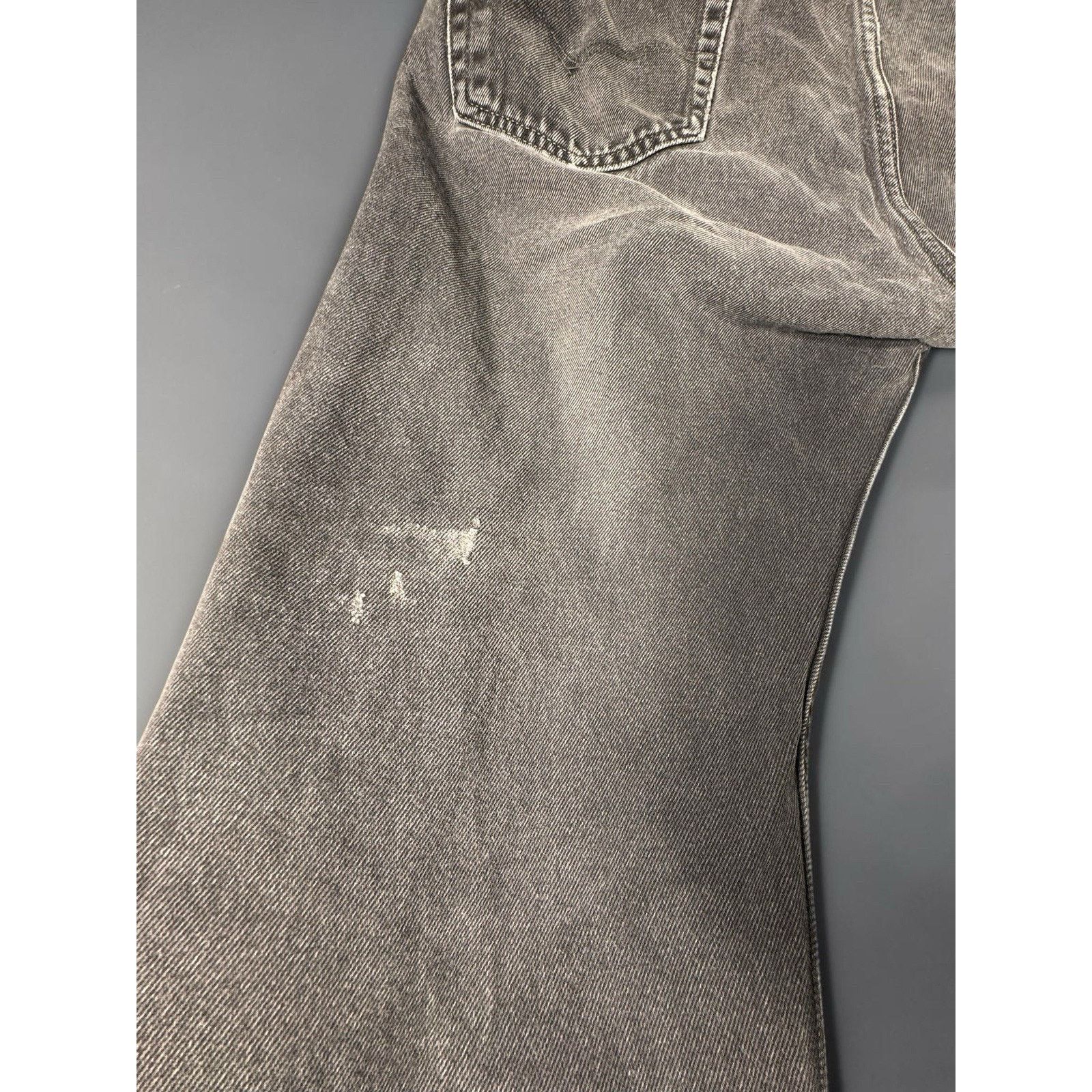 Levi's Levis 505 Jeans Mens 40x32 Black Straight Leg Denim Pants Size US 40 / EU 56 - 5 Thumbnail