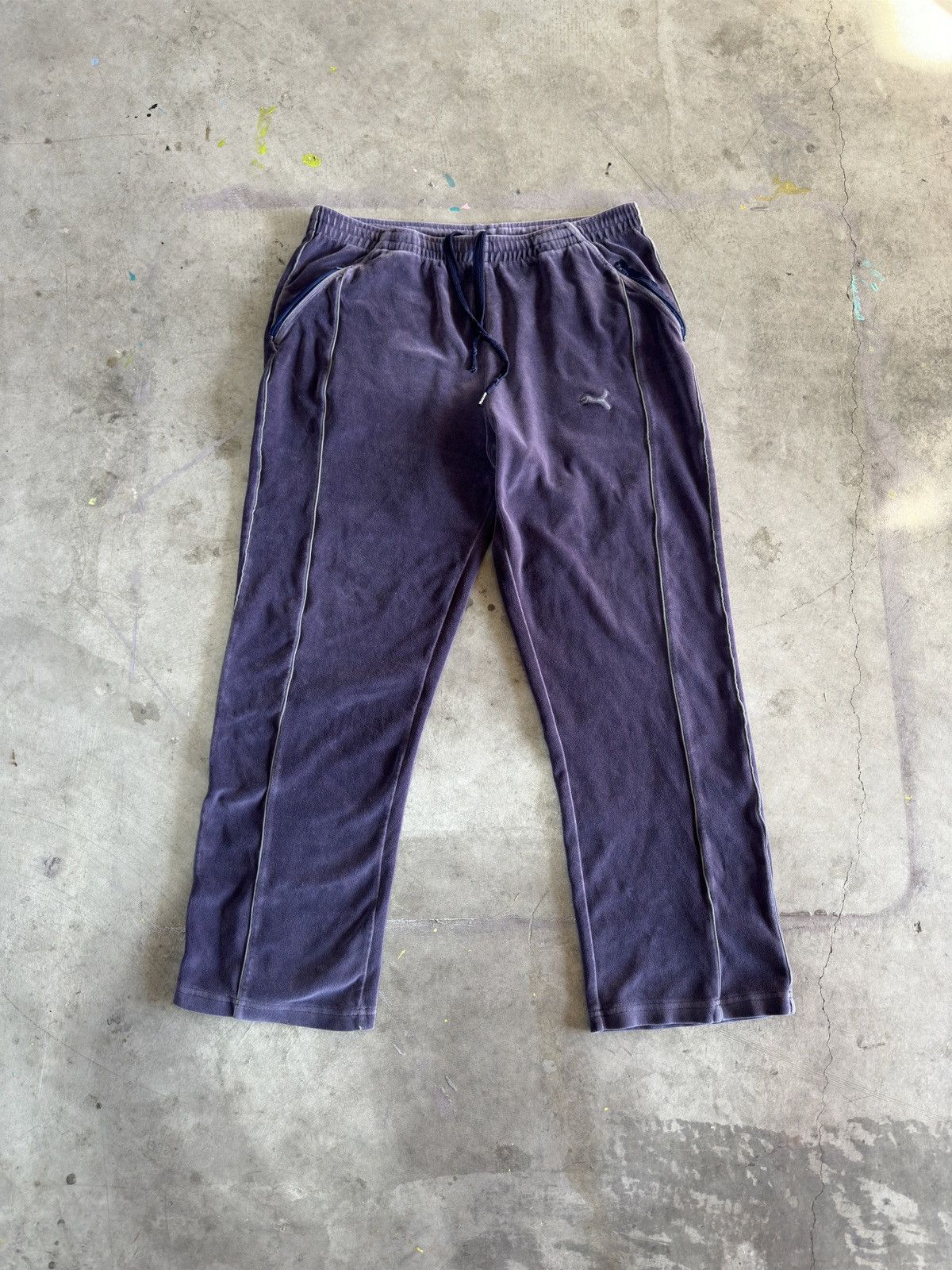 Puma × Vintage Vintage Puma Velour Track Pants Size US 36 / EU 52 - 1 Thumbnail