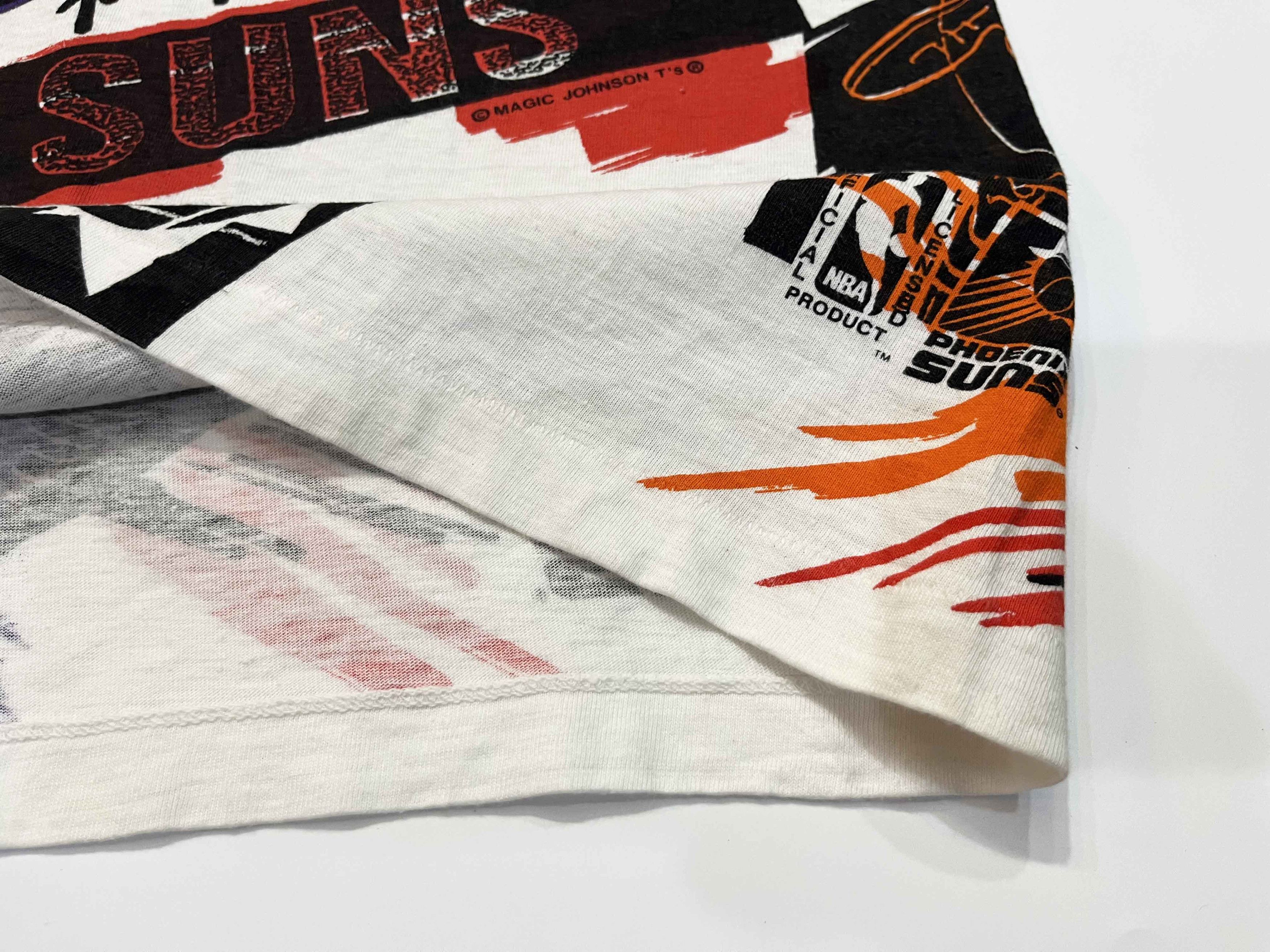 Vintage Vintage Magic Johnson T's NBA Phoenix Suns AOP T-Shirt Size US L / EU 52-54 / 3 - 8 Thumbnail