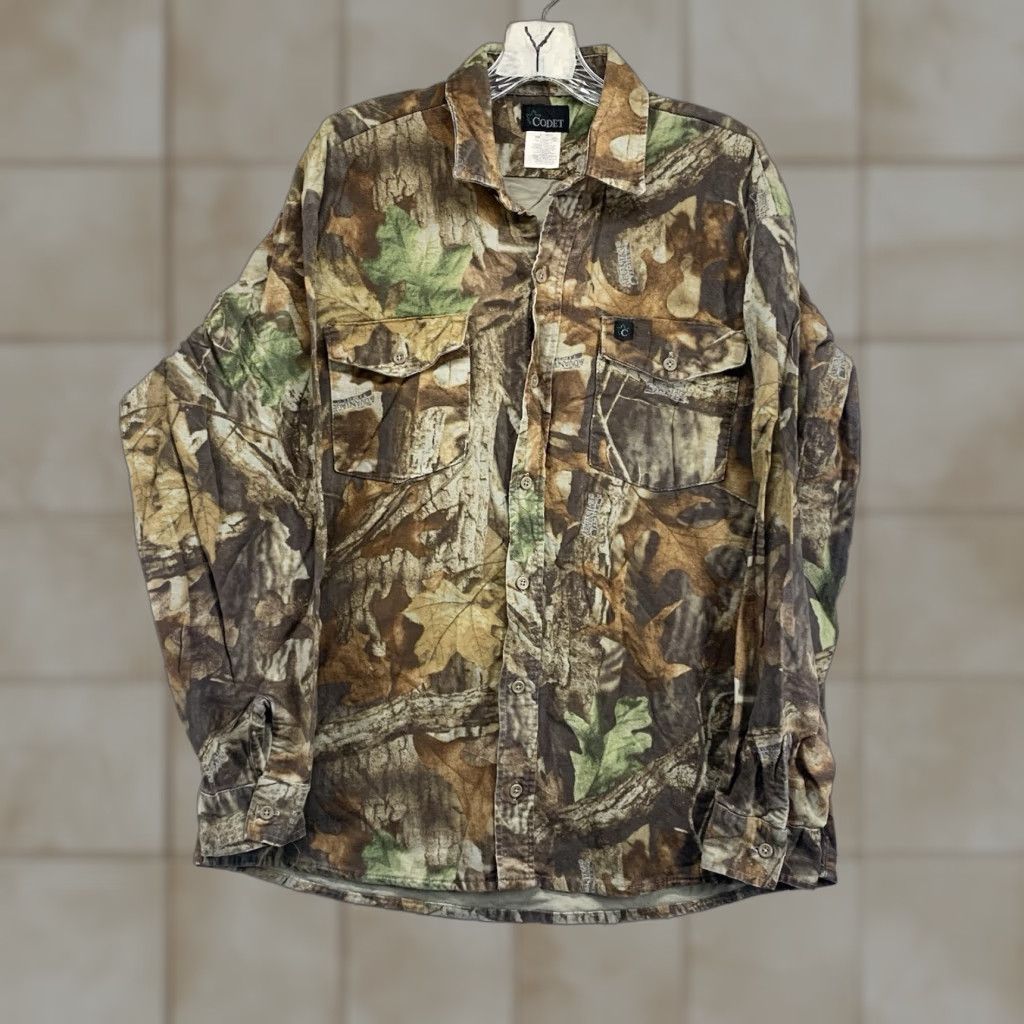 Vintage VINTAGE Codet Men’s Flannel Shirt Camouflage 90s Outdoor Long Sleeve Size Large Size US L / EU 52-54 / 3 - 1 Thumbnail