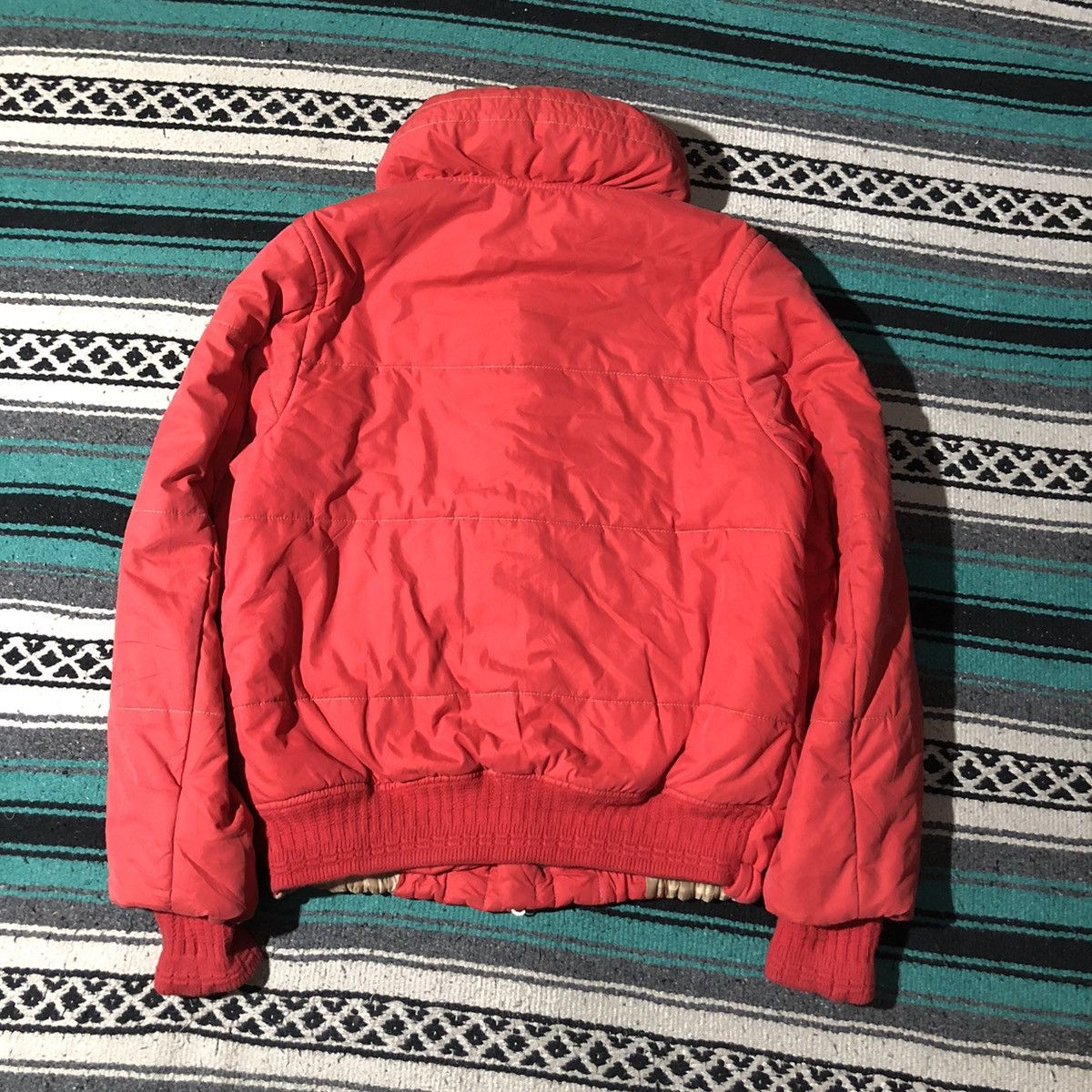 Issey Miyake × mercibeaucoup 2000s Mercibeaucop - Pillow Neck Red Jacket Size US M / EU 48-50 / 2 - 8 Thumbnail