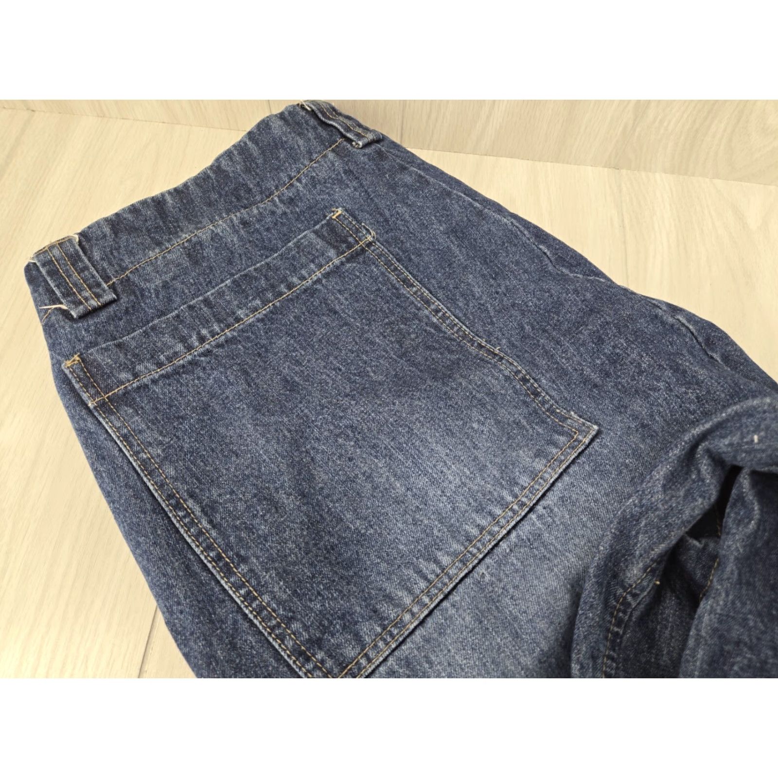 Vintage VINTAGE Girbaud Shuttle Pant Jean 42x34 Denim Jeans Men 42 34 Blue Belt Strap Rave Cargo Tape Distressed Size US 42 / EU 58 - 6 Thumbnail