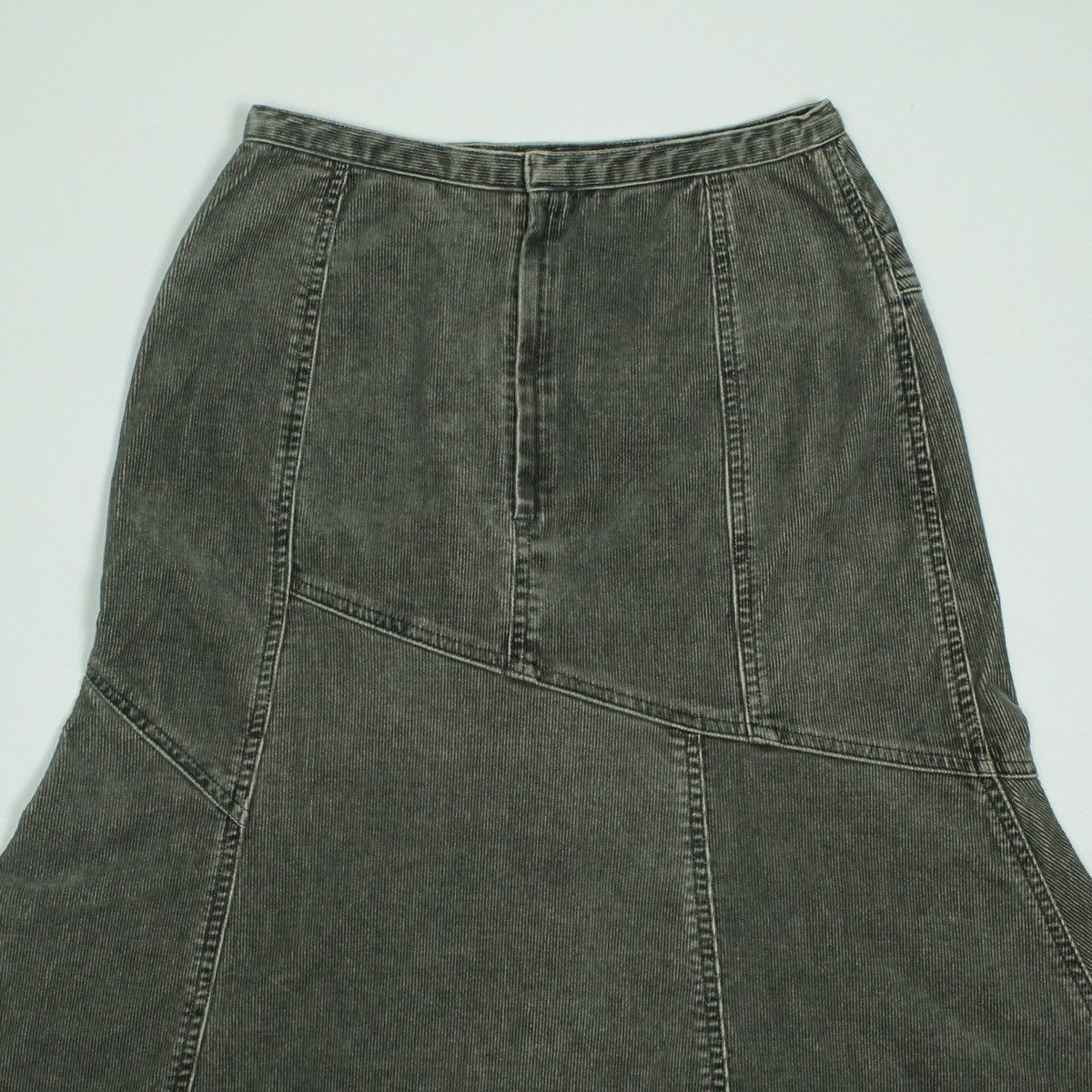 20471120 *NoTariff Vista Fiore Corduroy Bondage Laced Up Skirt Size 26" / US 2 / IT 38 - 5 Thumbnail