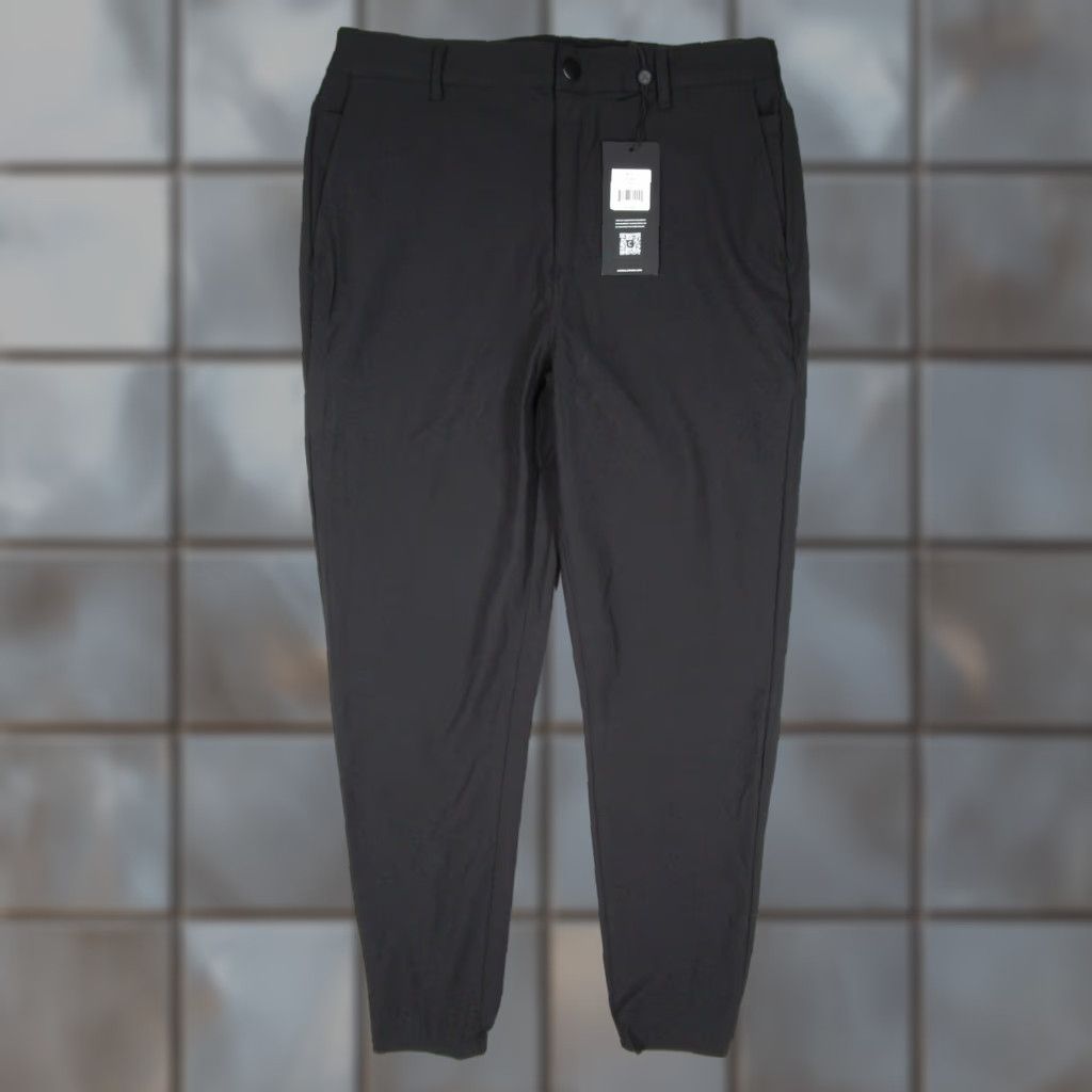 Cuts Cuts Ace Jogger Pants Mens Medium Black Polyester Elastic Cuff Casual Stretch Size US 31 - 1 Thumbnail