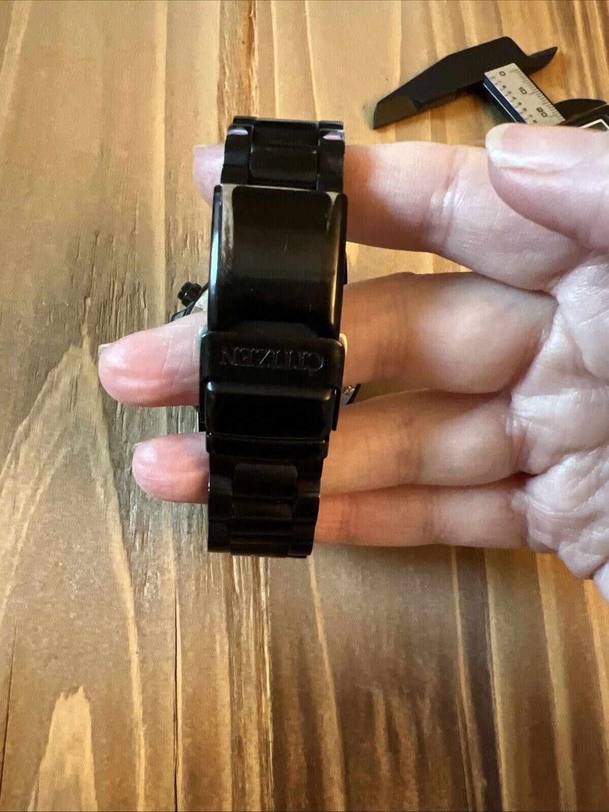 Citizen Citizen Nighthawk Ecodrive Black B612-S078245 Solar Size ONE SIZE - 8 Thumbnail