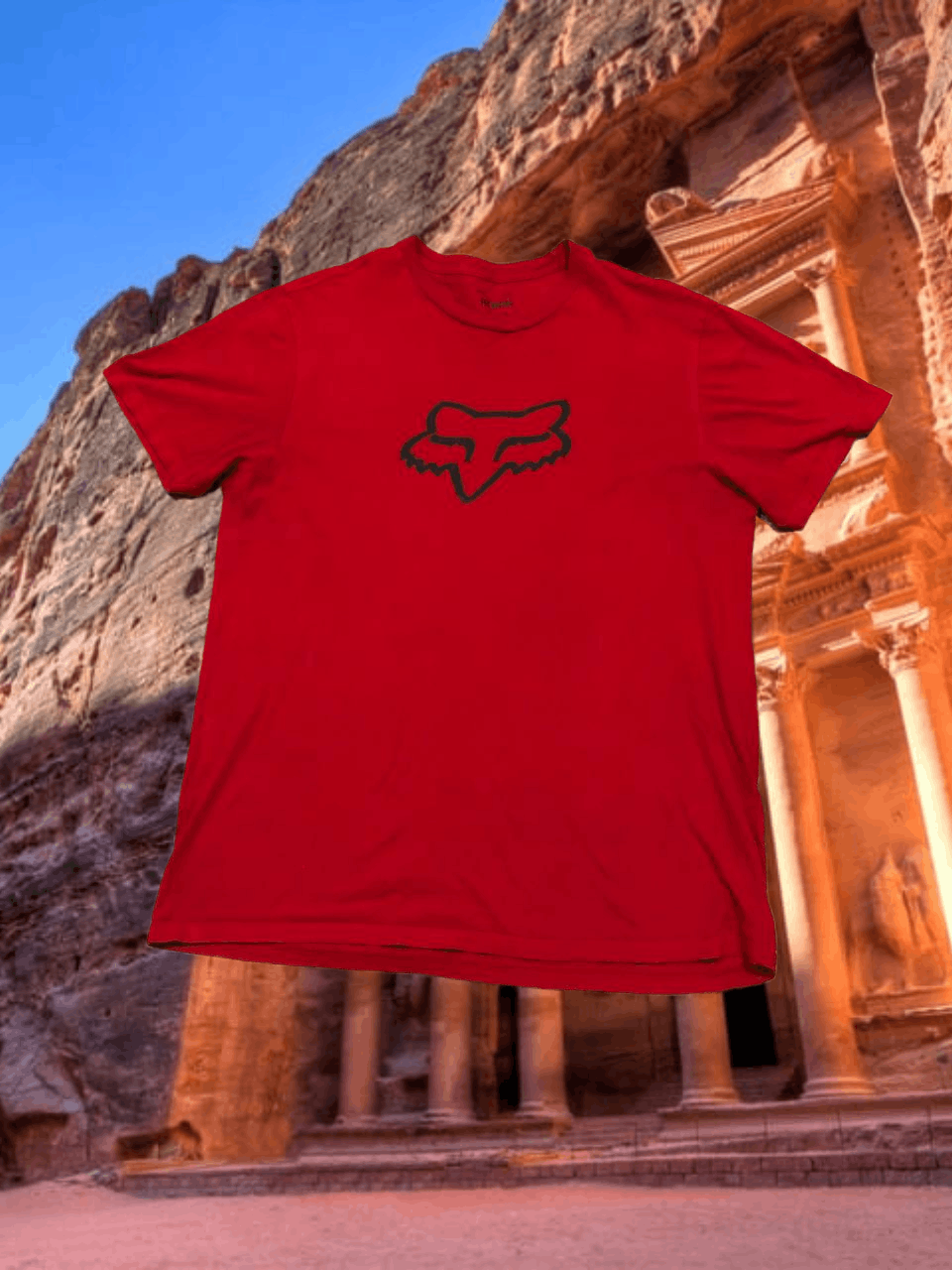 Fox Racing Vintage Premium T-shirt big logo Fox Racing red Y2K Size US XL / EU 56 / 4 - 1 Thumbnail
