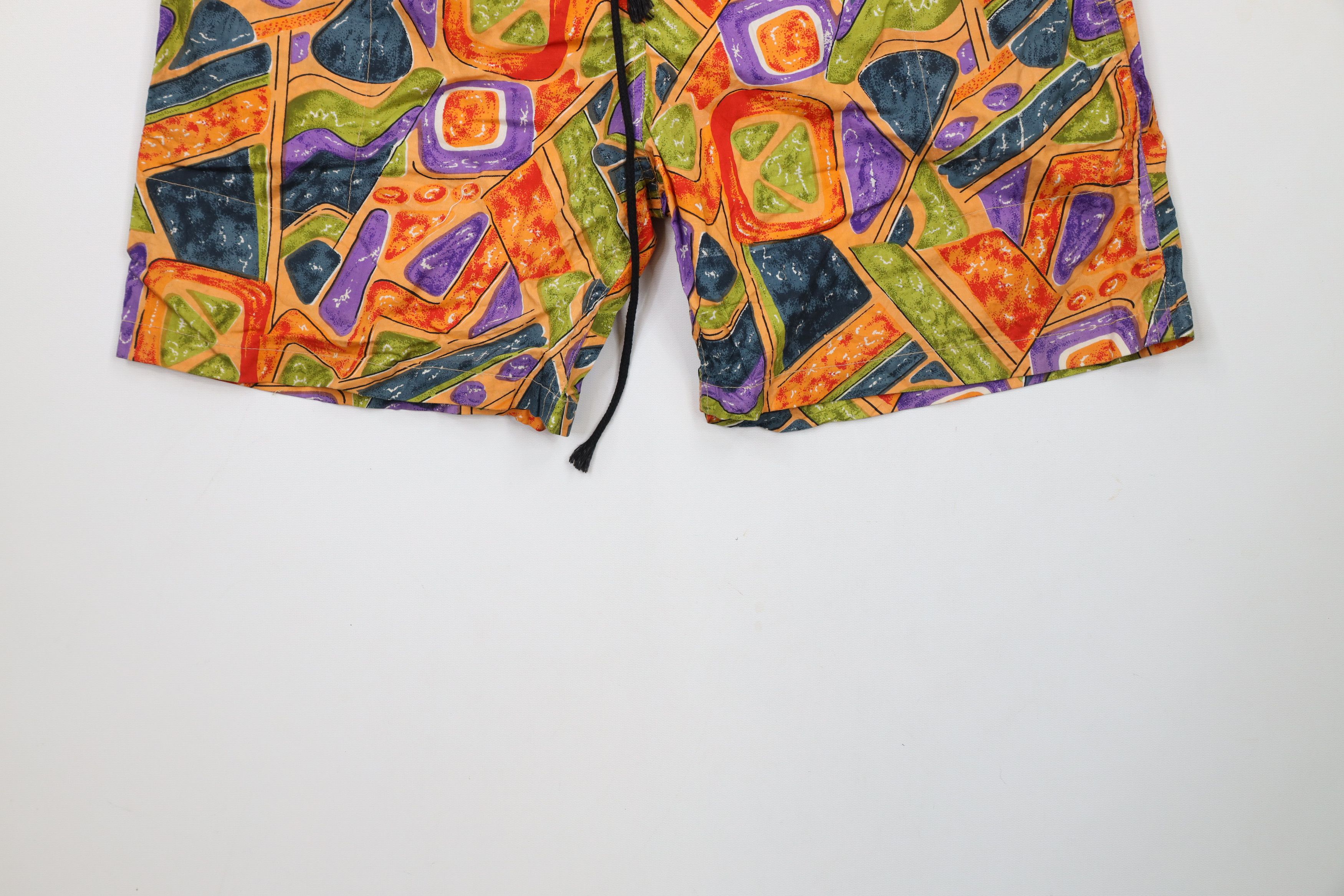 Vintage Vintage 90s Streetwear Lined Above Knee Shorts Trunks Size US 30 / EU 46 - 4 Thumbnail