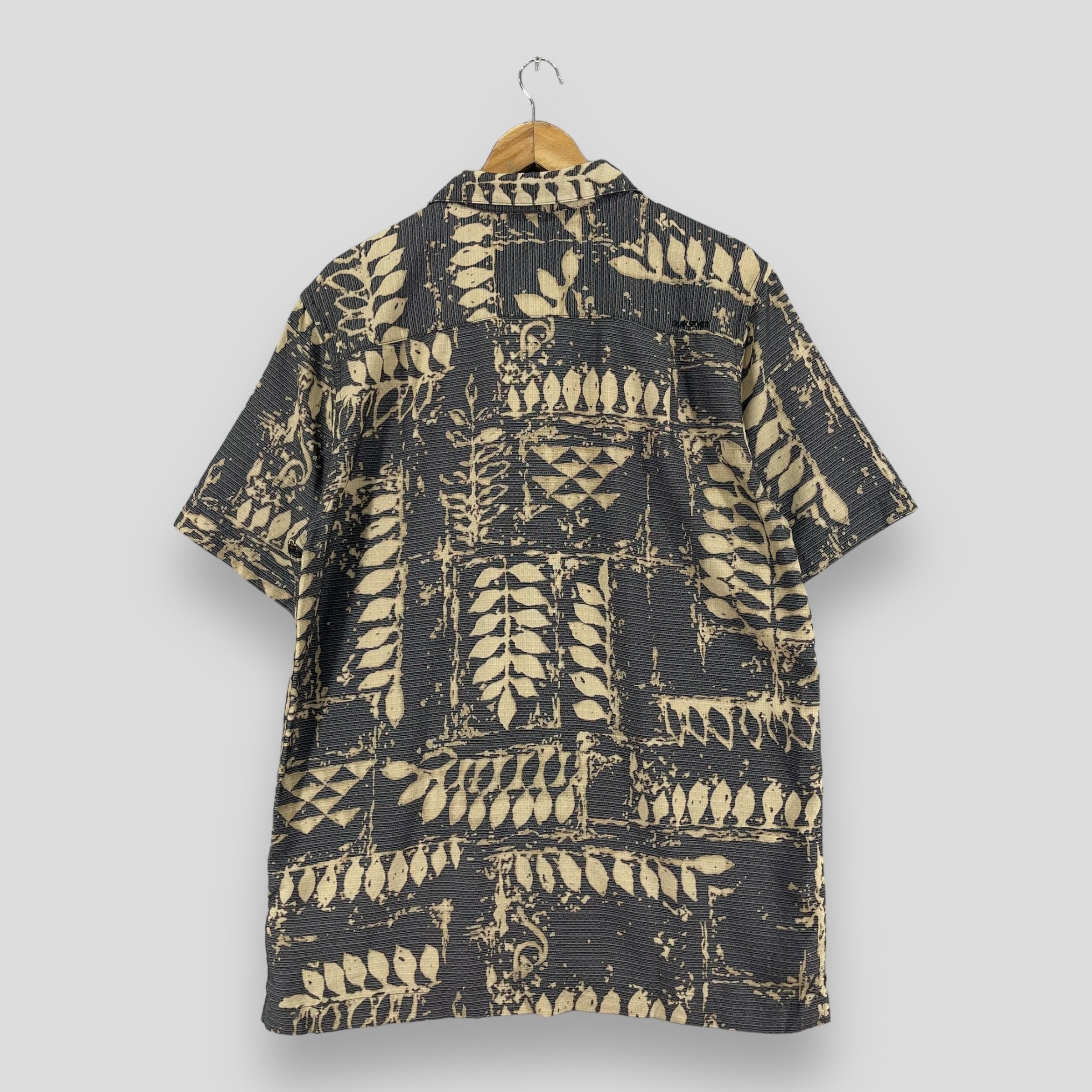 Quiksilver Vintage QUIKSILVER Waterman Flower Motive Hawaii Shirt Size US L / EU 52-54 / 3 - 8 Thumbnail