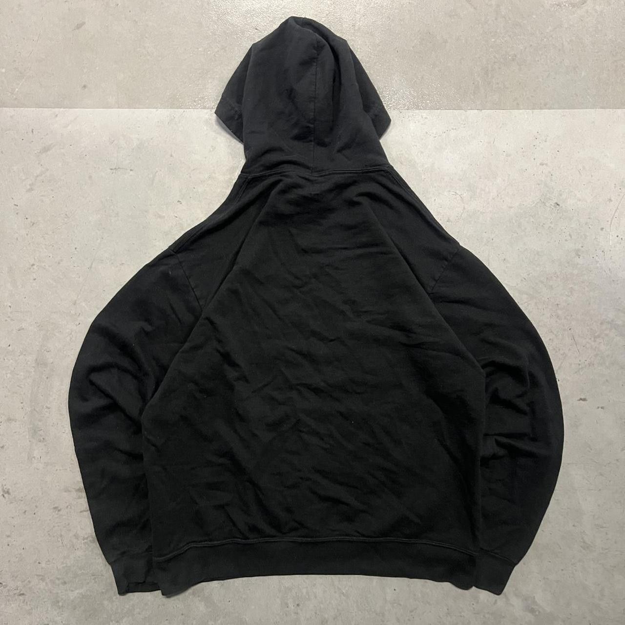 Vintage Vintage Y2K/2000s Blank Black grunge essential Hoodie! Size US XS / EU 42 / 0 - 2 Thumbnail