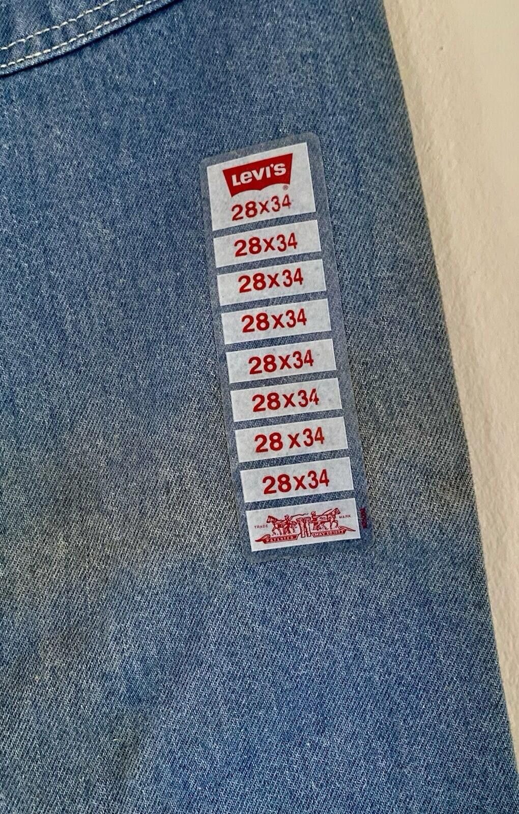 Levi's NWT Levi's 501 Preshrunk Jeans Made in Spain 28x34 Sun Faded Size 28" / US 6 / IT 42 - 6 Thumbnail