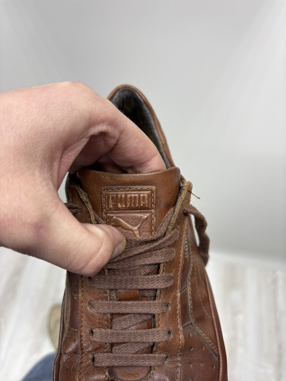 Puma Mens vintage limited leather sneakers Puma G.Vilas 96 Hours Size US 9 / EU 42 - 12 Thumbnail