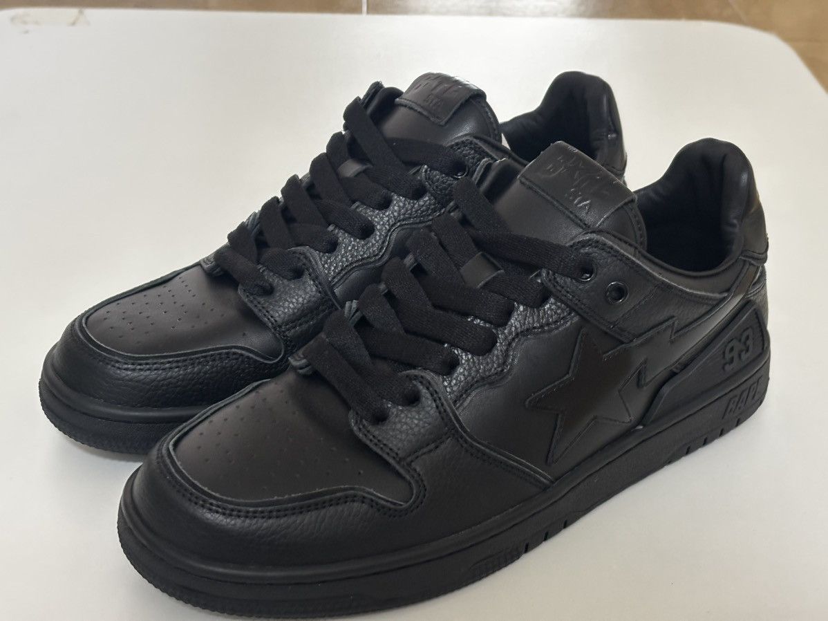 Bape Authentic ape bape sk8 sta #3 black 8.5 bape sta Size US 8.5 / EU 41-42 - 2 Thumbnail