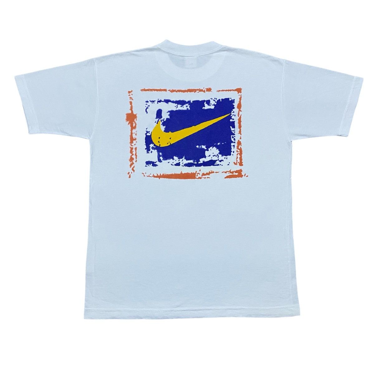 Nike Rare‼️🔥Vintage Nike Paint Back Hit T-Shirt Size US M / EU 48-50 / 2 - 1 Thumbnail