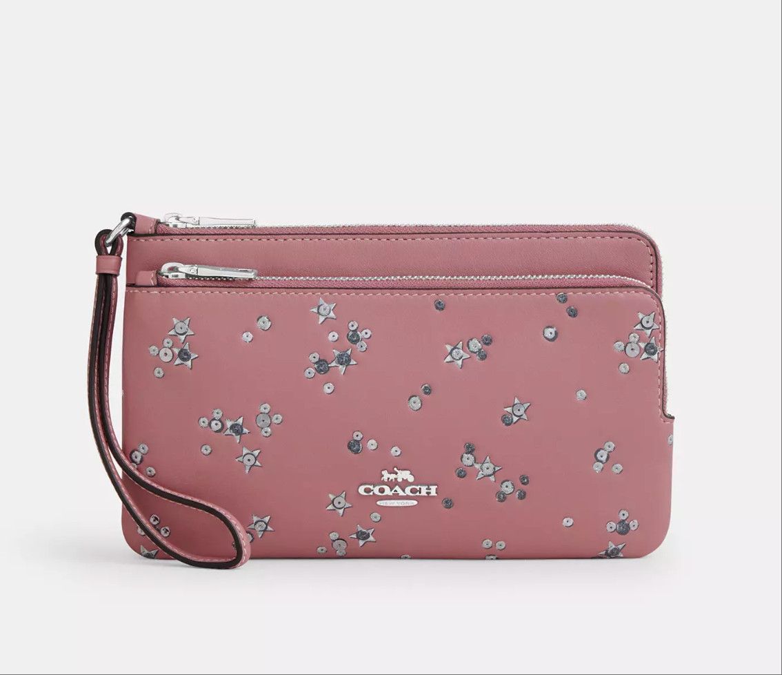 Coach Double Zip Wallet With Star Print CCJ69 Size ONE SIZE - 9 Thumbnail