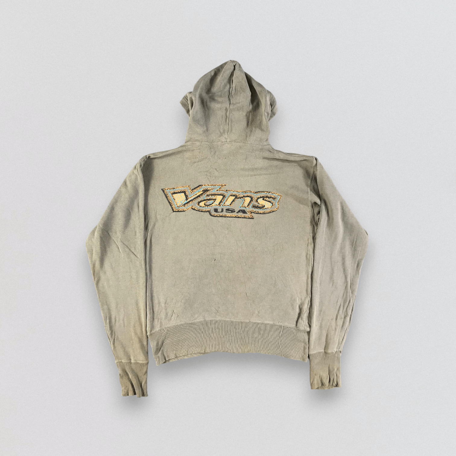 Vans Vintage Trash Faded Vans Hoodie F286 Size US M / EU 48-50 / 2 - 2 Thumbnail