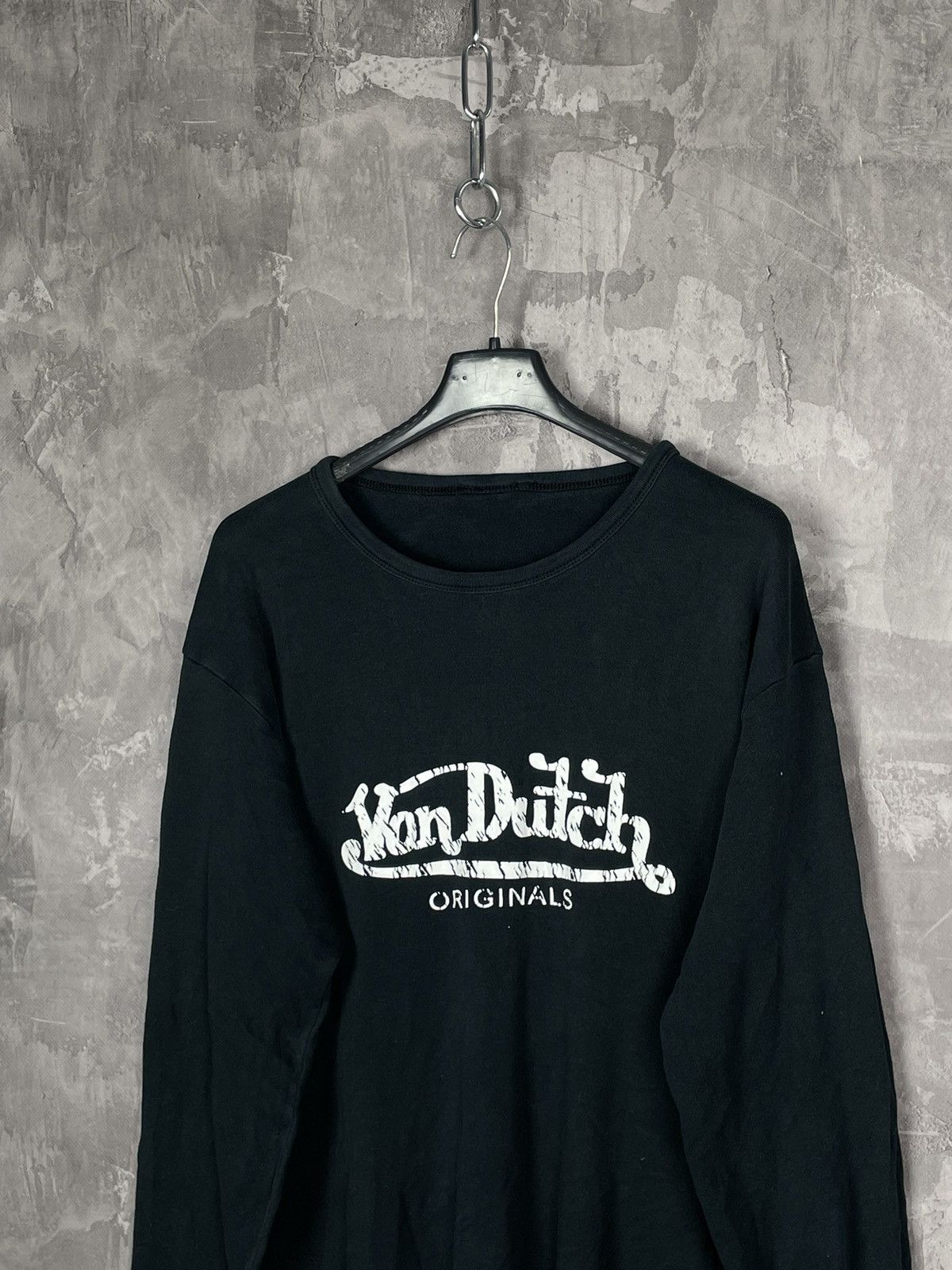 Japanese Brand × Vintage × Von Dutch Vintage Von Dutch Big Logo Streetwear Rare Y2K Long Sleeve Size US M / EU 48-50 / 2 - 7 Thumbnail