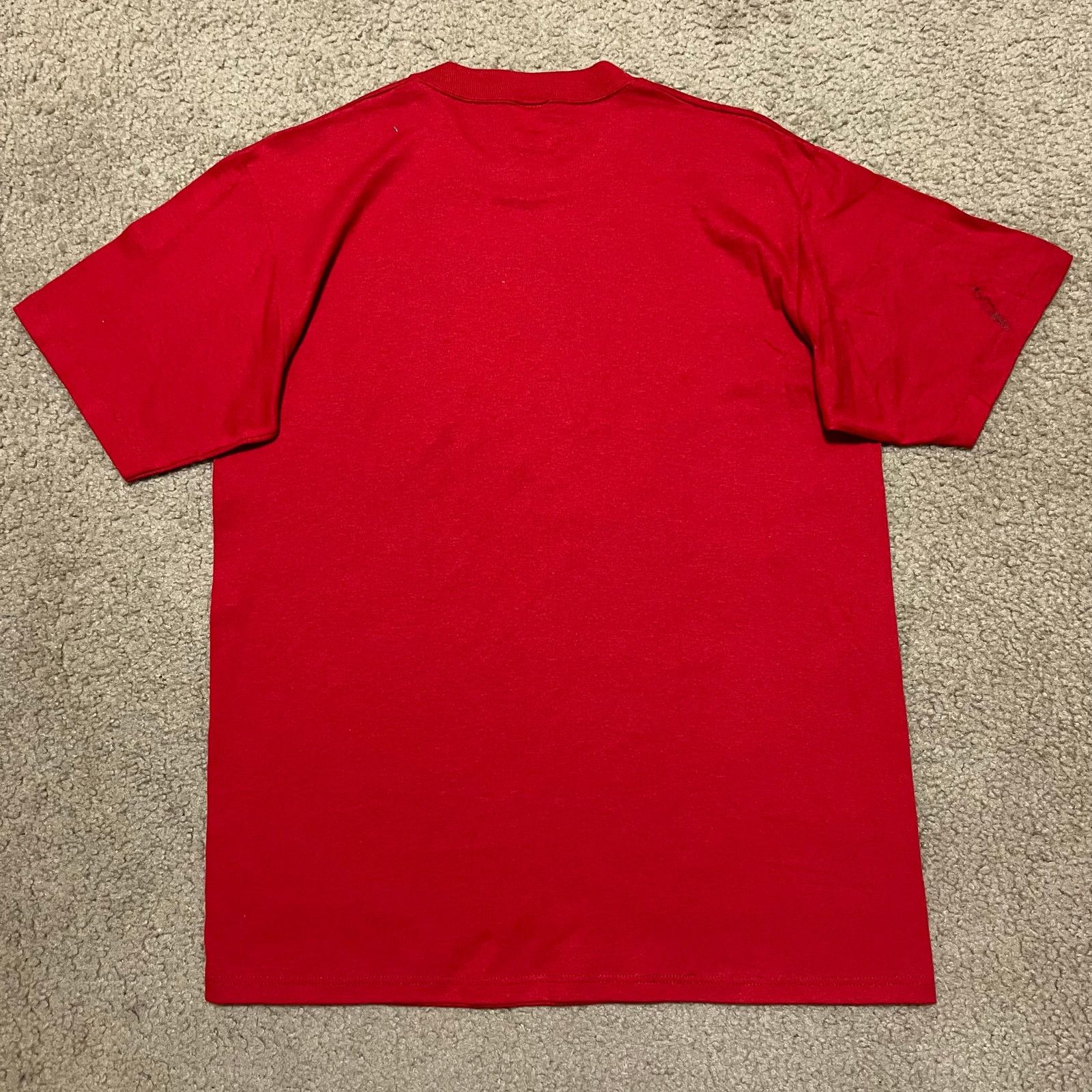 Jerzees Vintage 90s Coca Cola Promo Red Graphic Shirt Large Size US L / EU 52-54 / 3 - 3 Thumbnail
