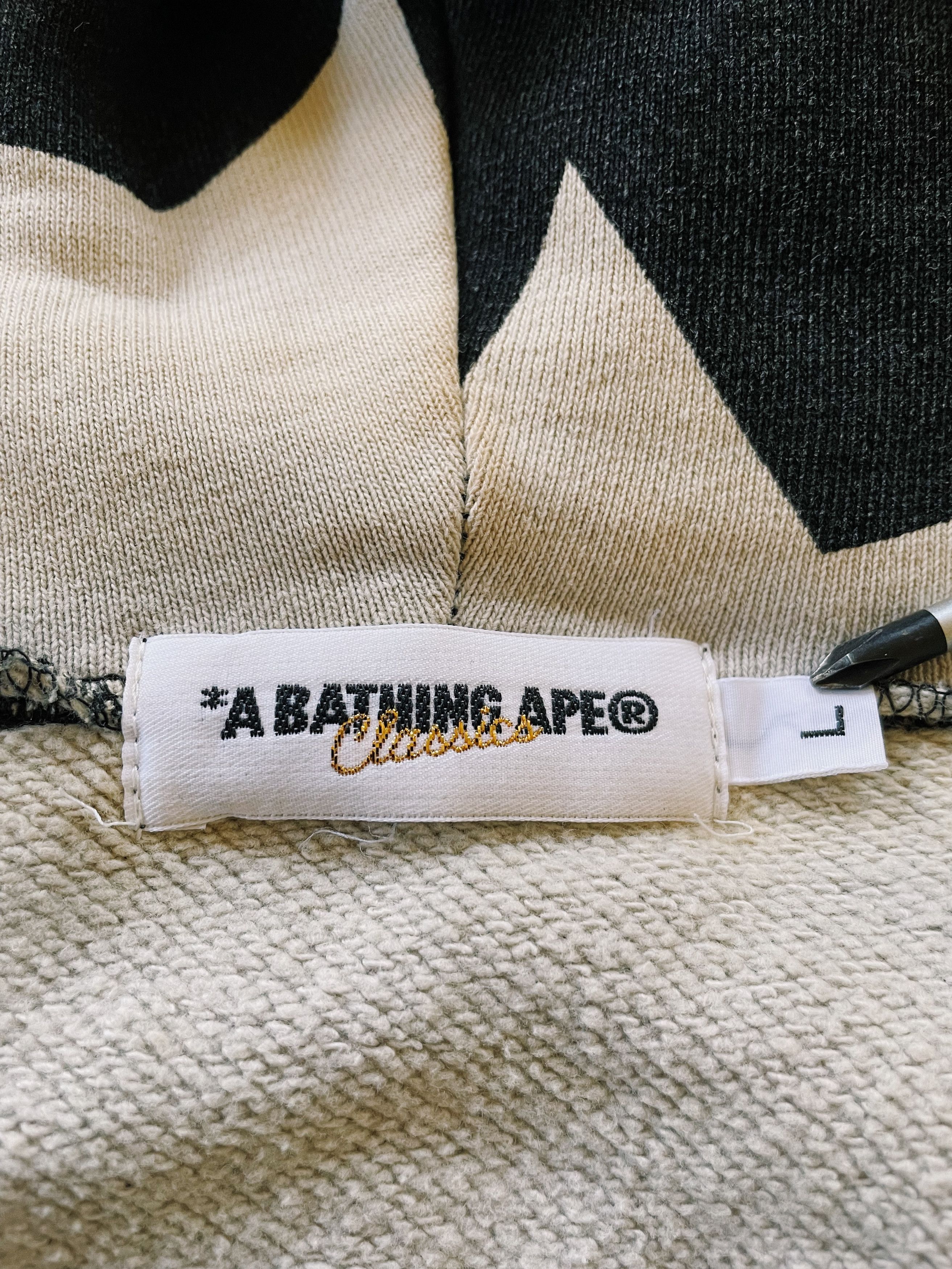 Bape Vintage Y2K Bape A Bathing Ape Sta All Over Full zip Hoodie Size US L / EU 52-54 / 3 - 3 Thumbnail