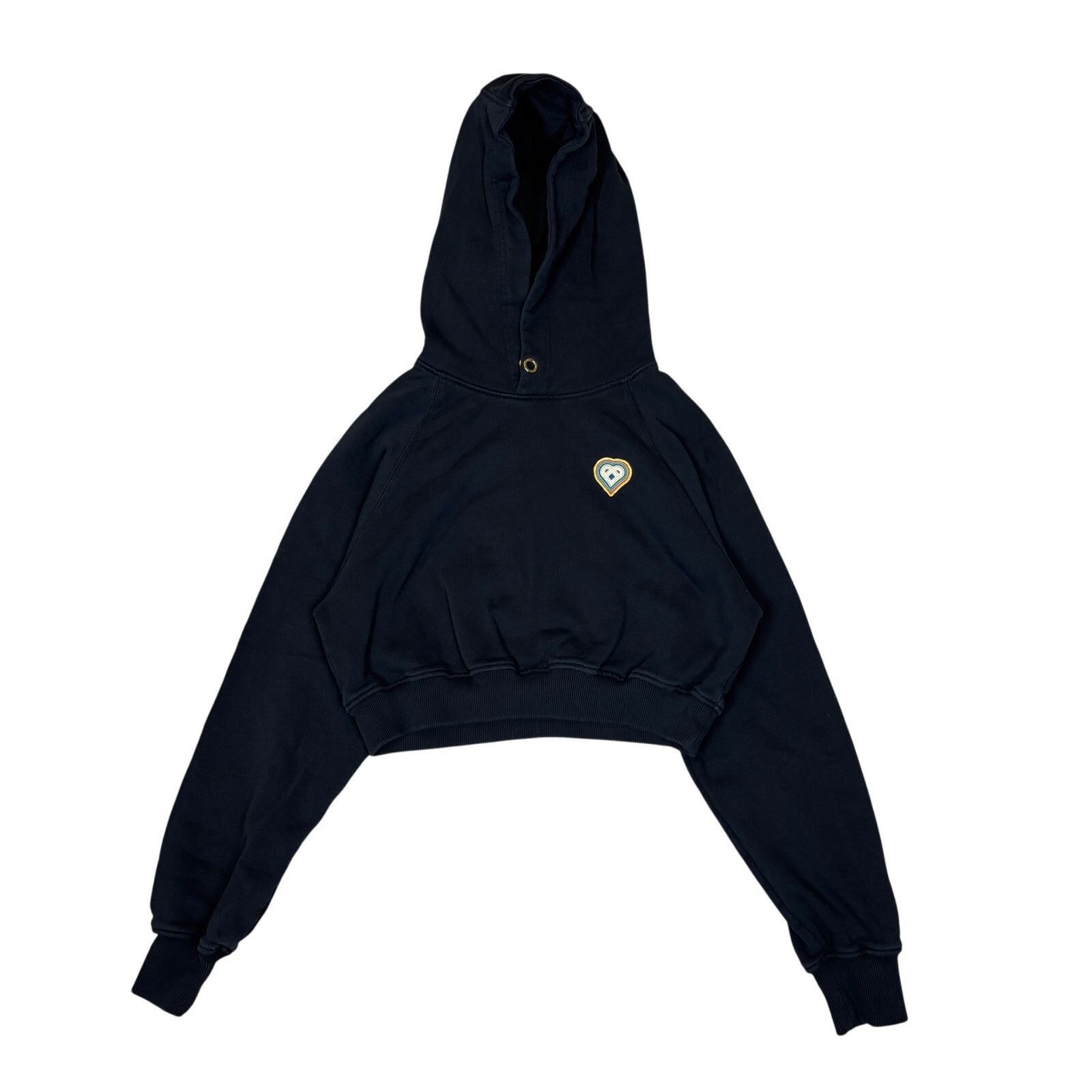 Casablanca Casablanca Tennis Club Rainbow Heart Crop Hoodie Women's XS Size XS / US 0-2 / IT 36-38 - 1 Thumbnail