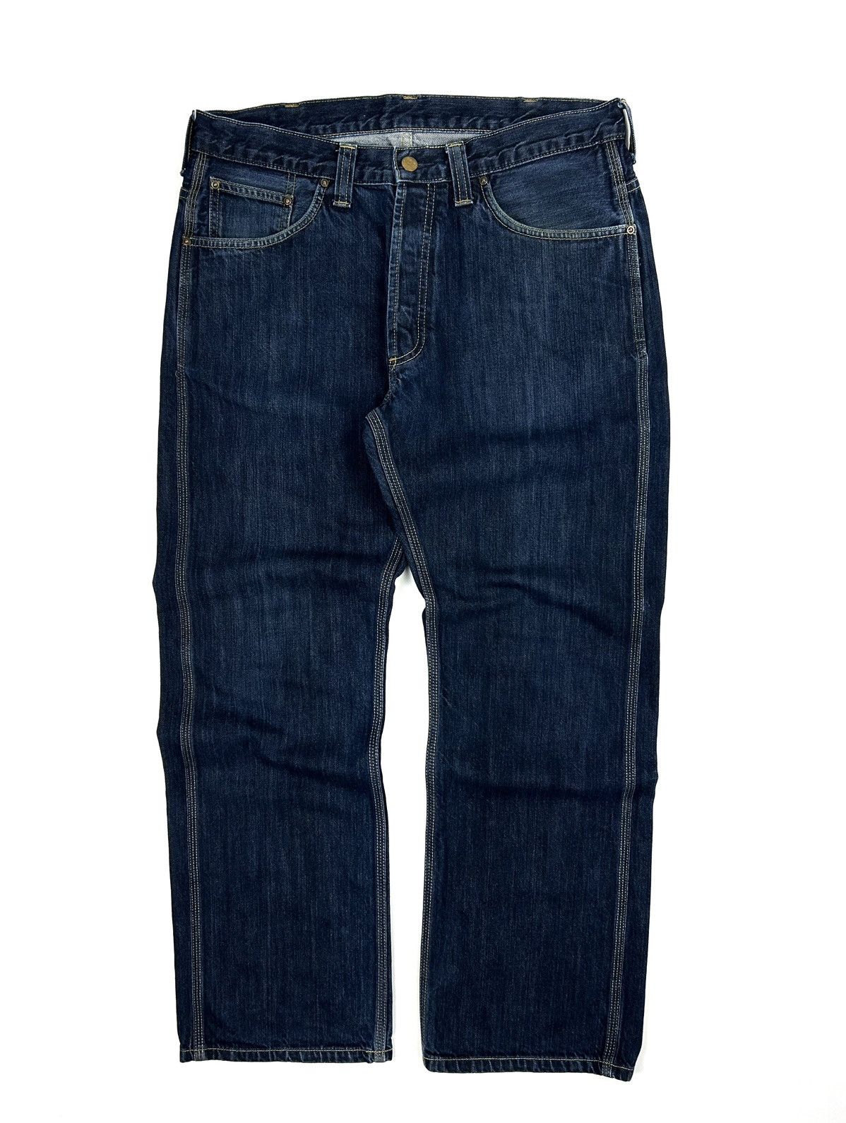 Carhartt Carhartt Retro Pant Vintage Jeans Blue Denim Pants Y2K Size US 32 / EU 48 - 3 Thumbnail