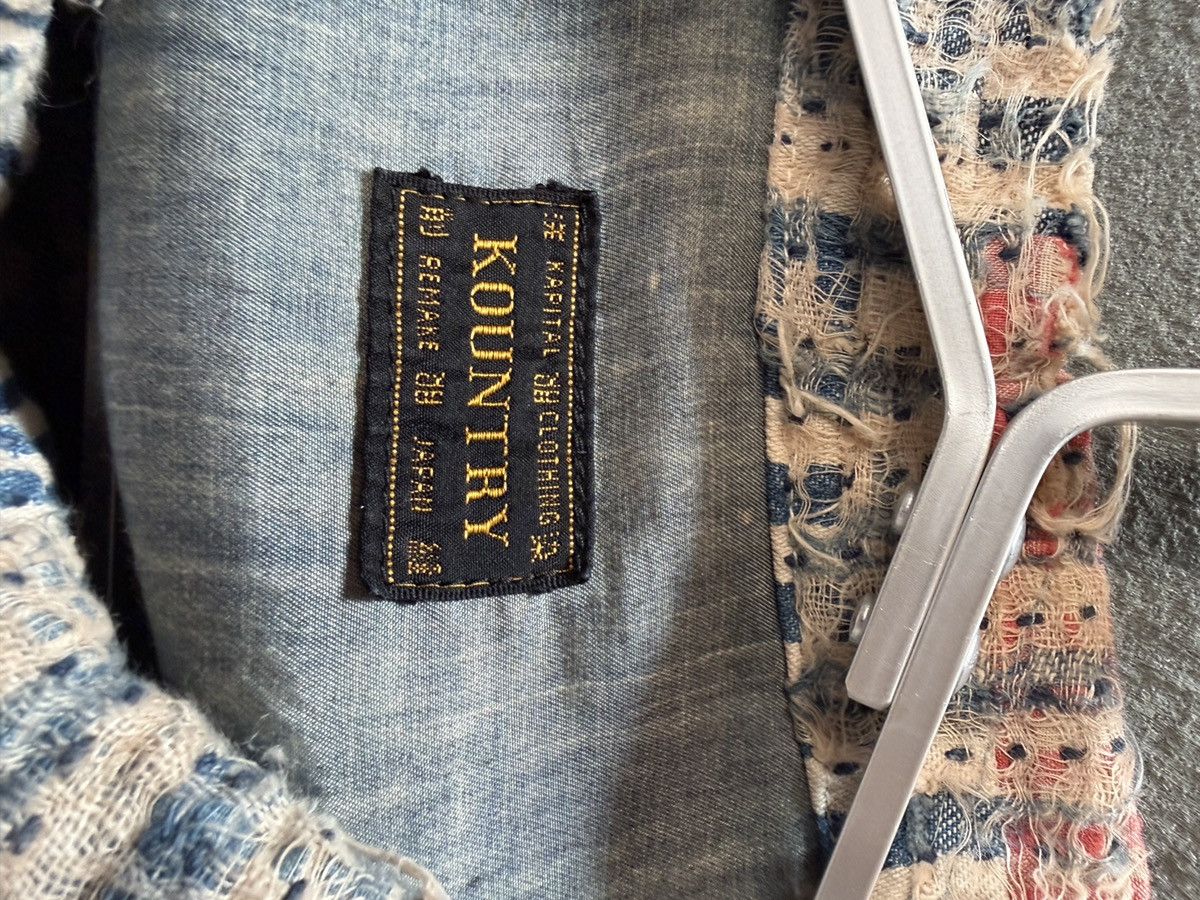 Kapital Kountry Liberty Stripe Boro Drizzler Zip Jacket Size US M / EU 48-50 / 2 - 12 Thumbnail