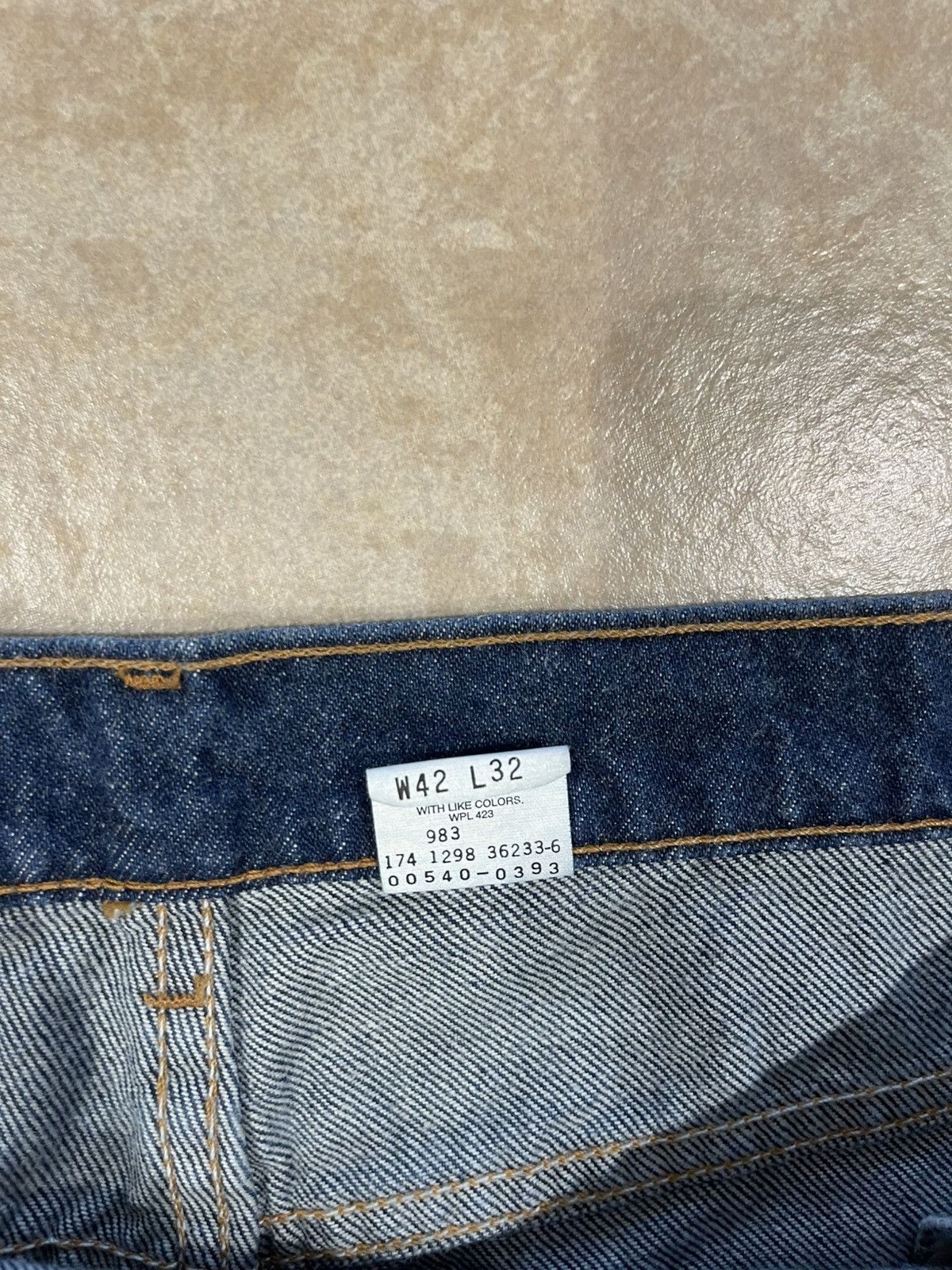 Levi's Vintage Levis Orange Tab 540 Jeans 42x32 1998 90s Size US 42 / EU 58 - 2 Thumbnail