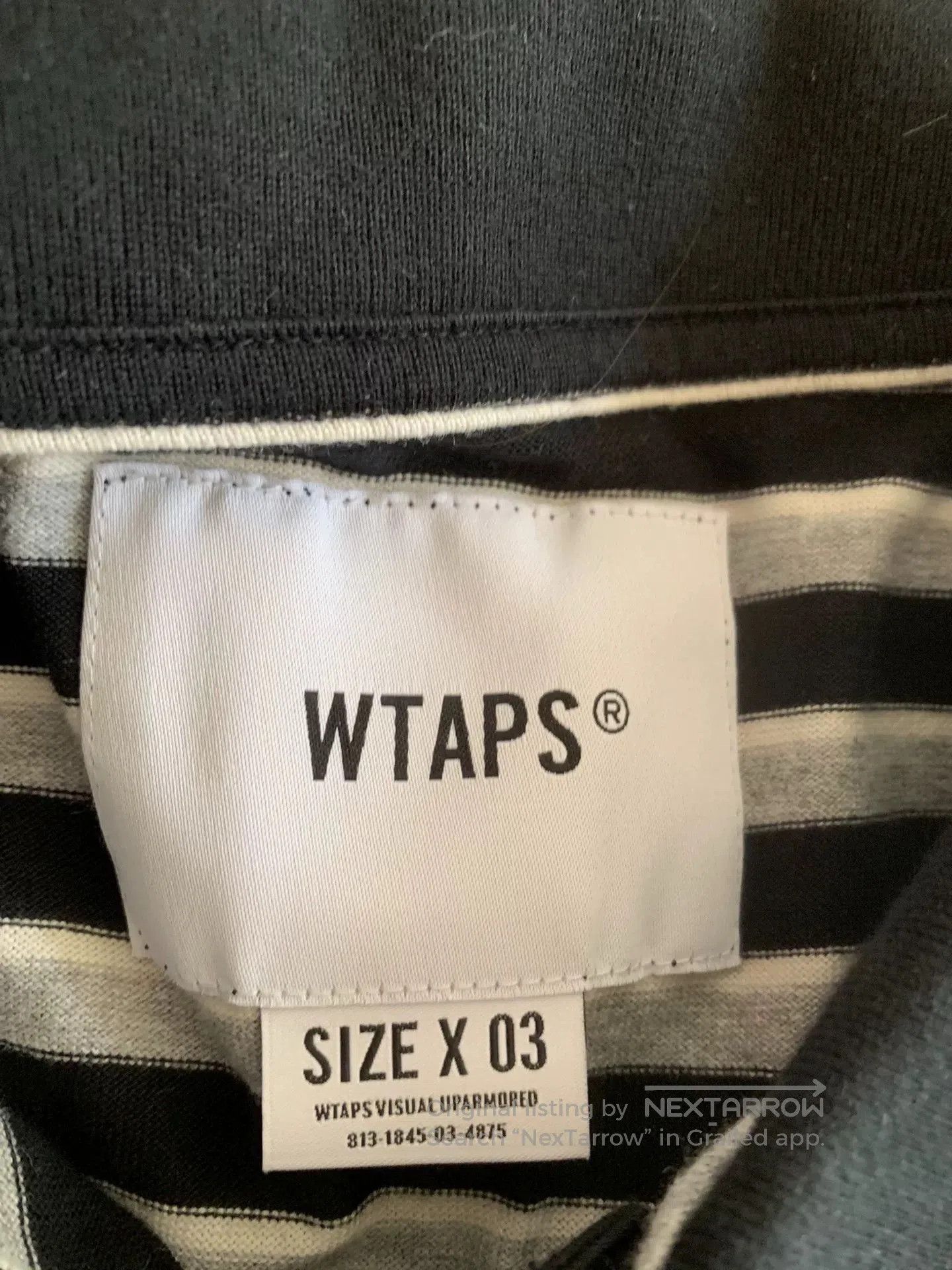 Wtaps wtaps vasque striped cotton polo shirt. Size US XXL / EU 58 / 5 - 2 Thumbnail