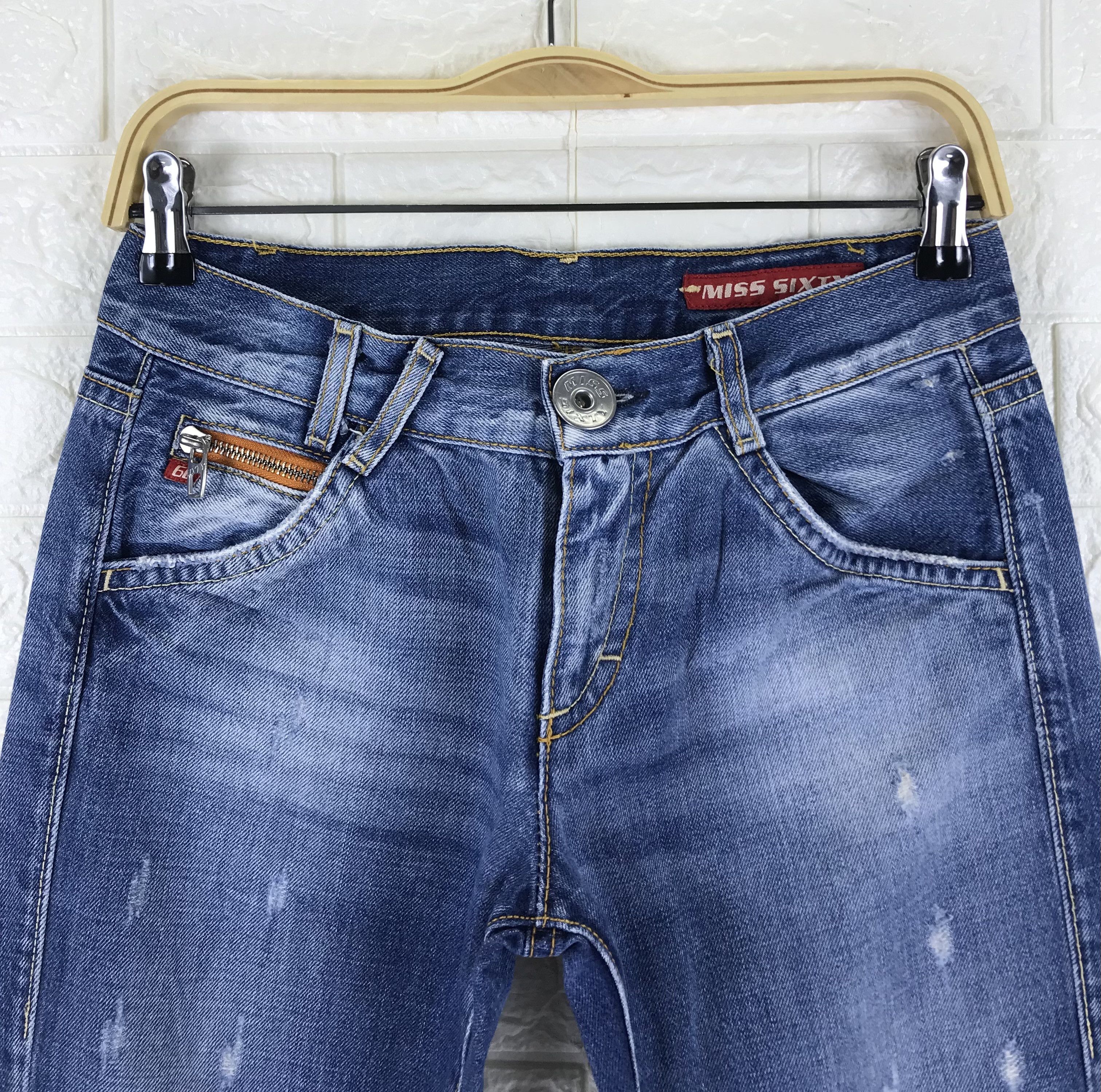 Miss Sixty Vintage Miss Sixty Flare Jeans Size 28" / US 6 / IT 42 - 2 Thumbnail