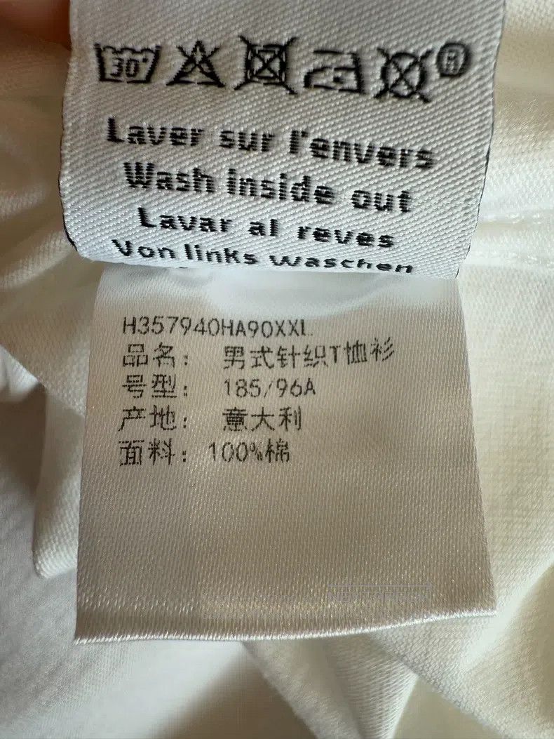 Hermes Hermes White short-sleeve T-shirt Size US L / EU 52-54 / 3 - 5 Thumbnail